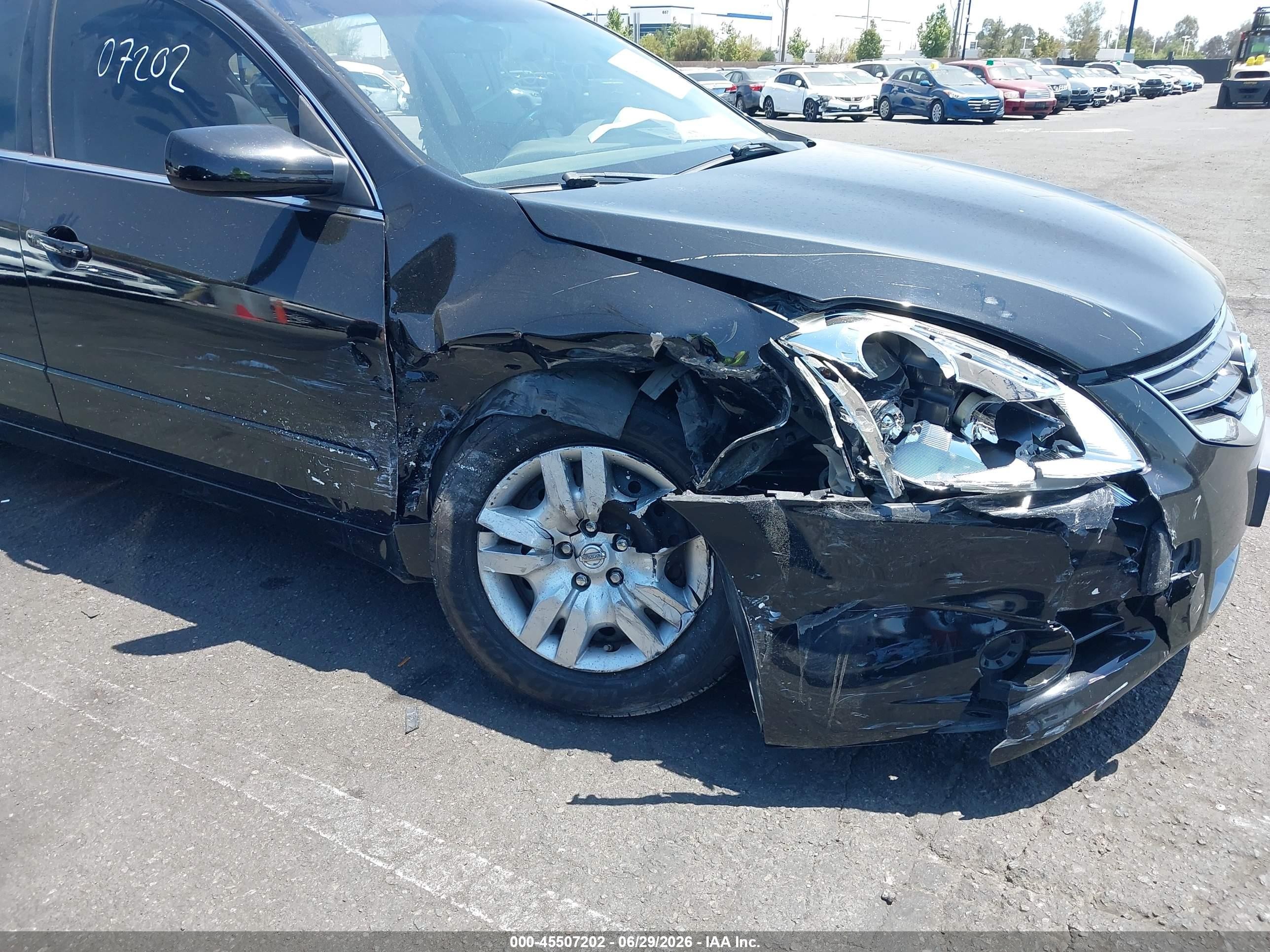 2010 Nissan Altima 2.5 S Black vin: 1N4AL2AP7AN530852