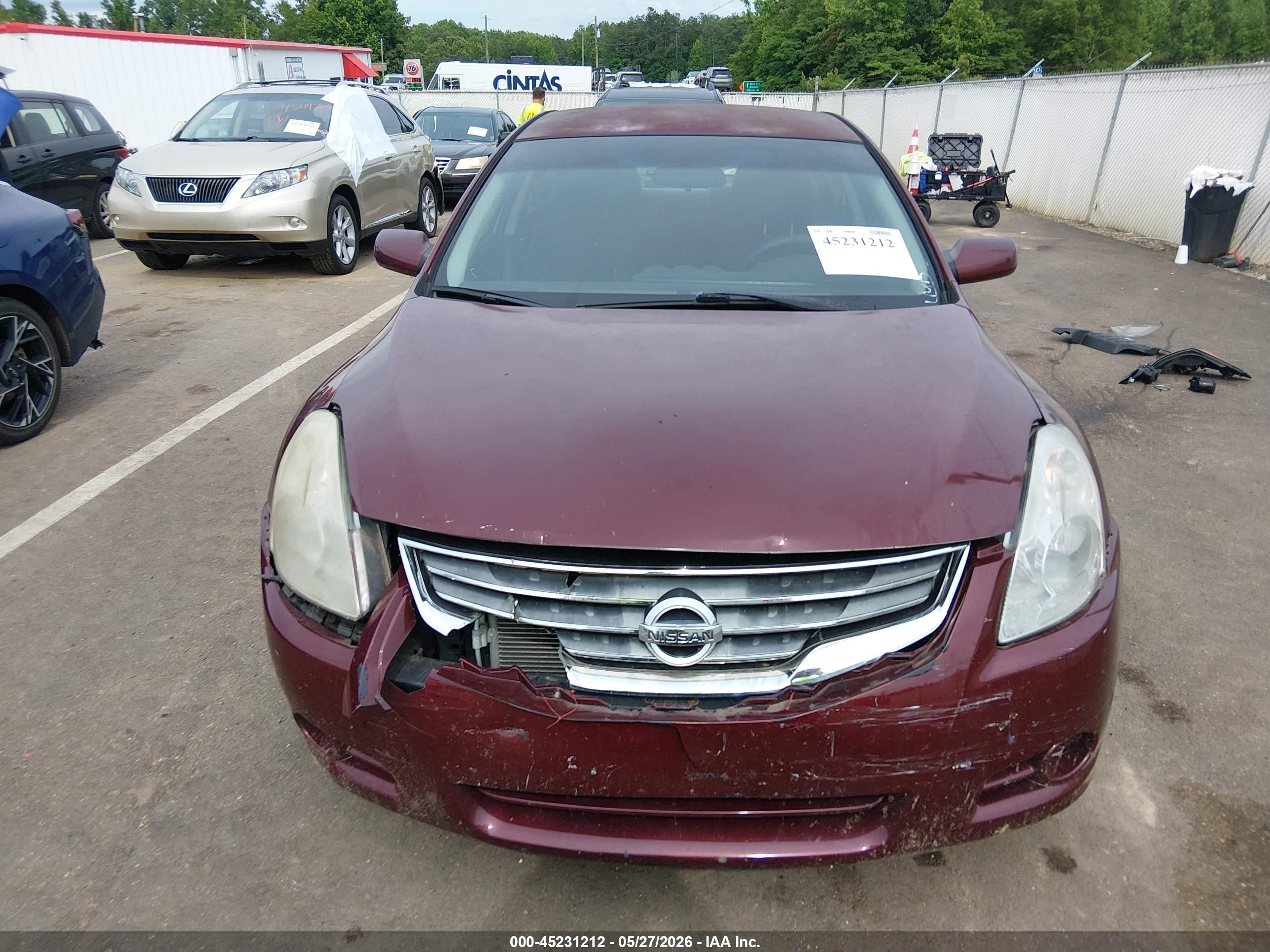 2011 Nissan Altima 2.5 S Maroon vin: 1N4AL2AP7BC112675