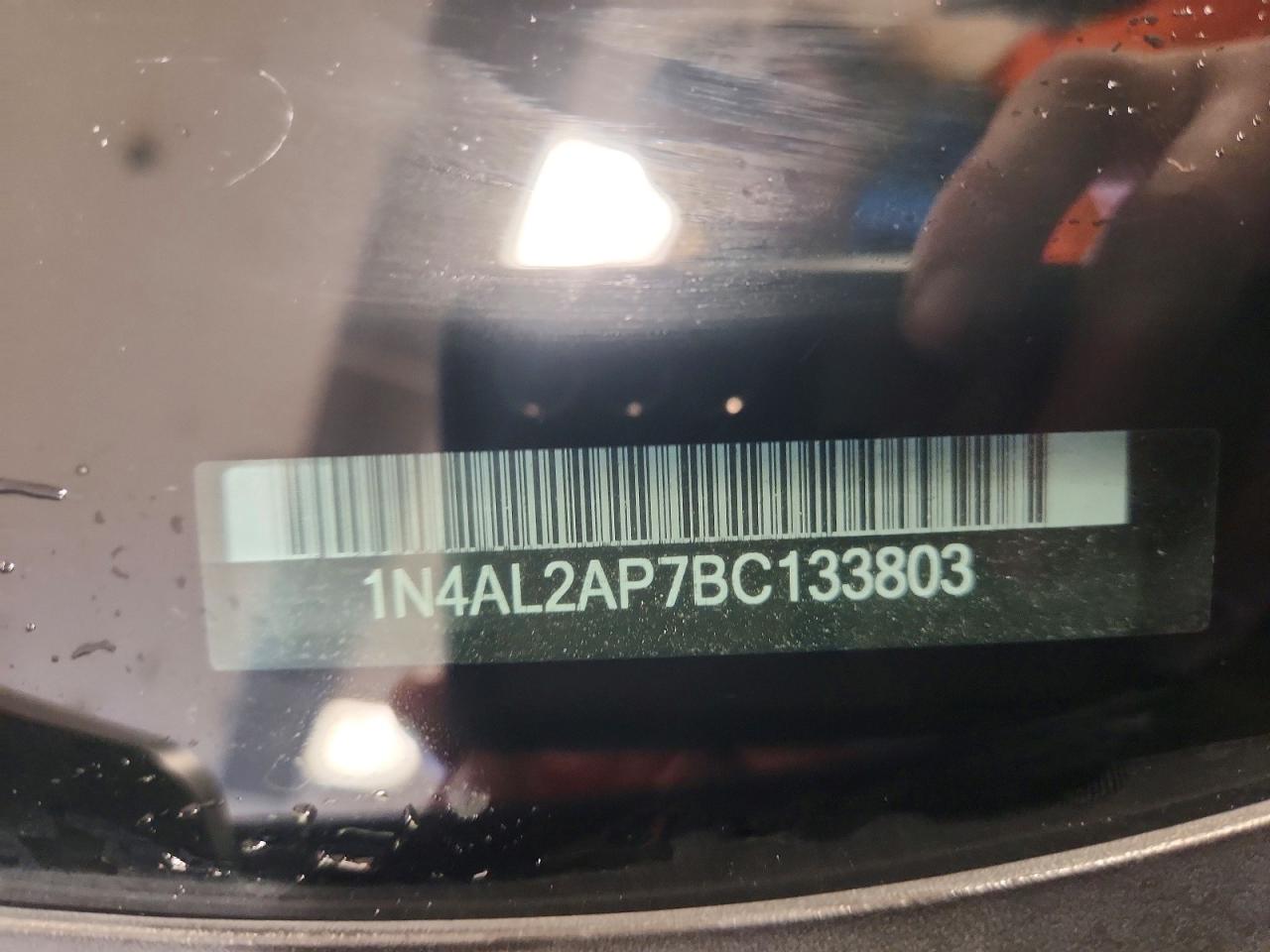 2011 Nissan Altima 2.5 Blue vin: 1N4AL2AP7BC133803