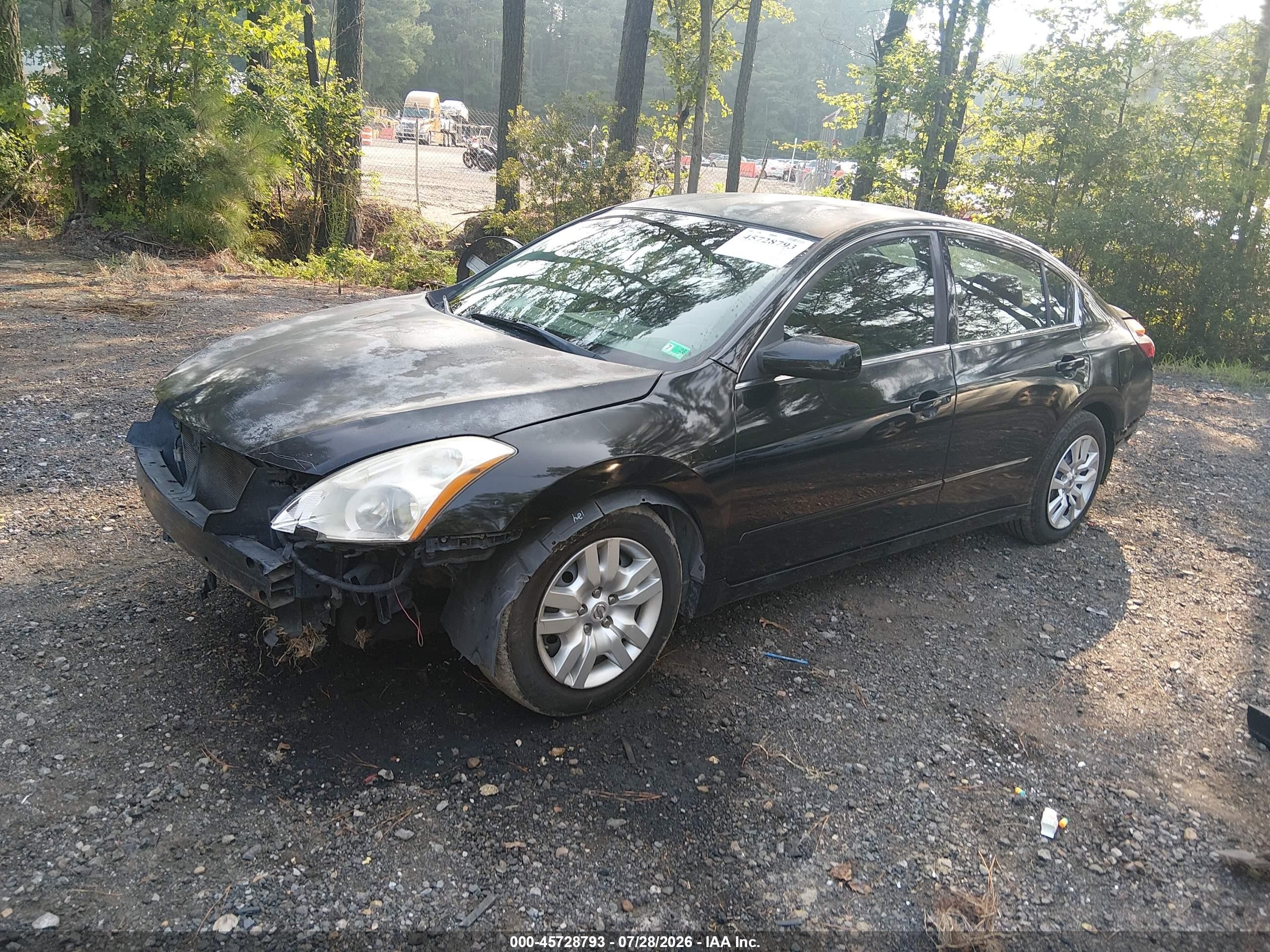 2011 Nissan Altima 2.5 S Black vin: 1N4AL2AP7BC156532