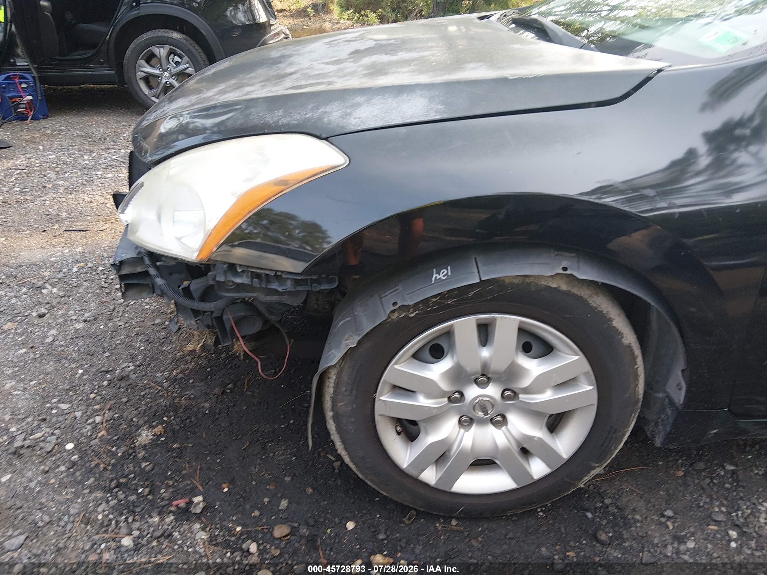 2011 Nissan Altima 2.5 S Black vin: 1N4AL2AP7BC156532