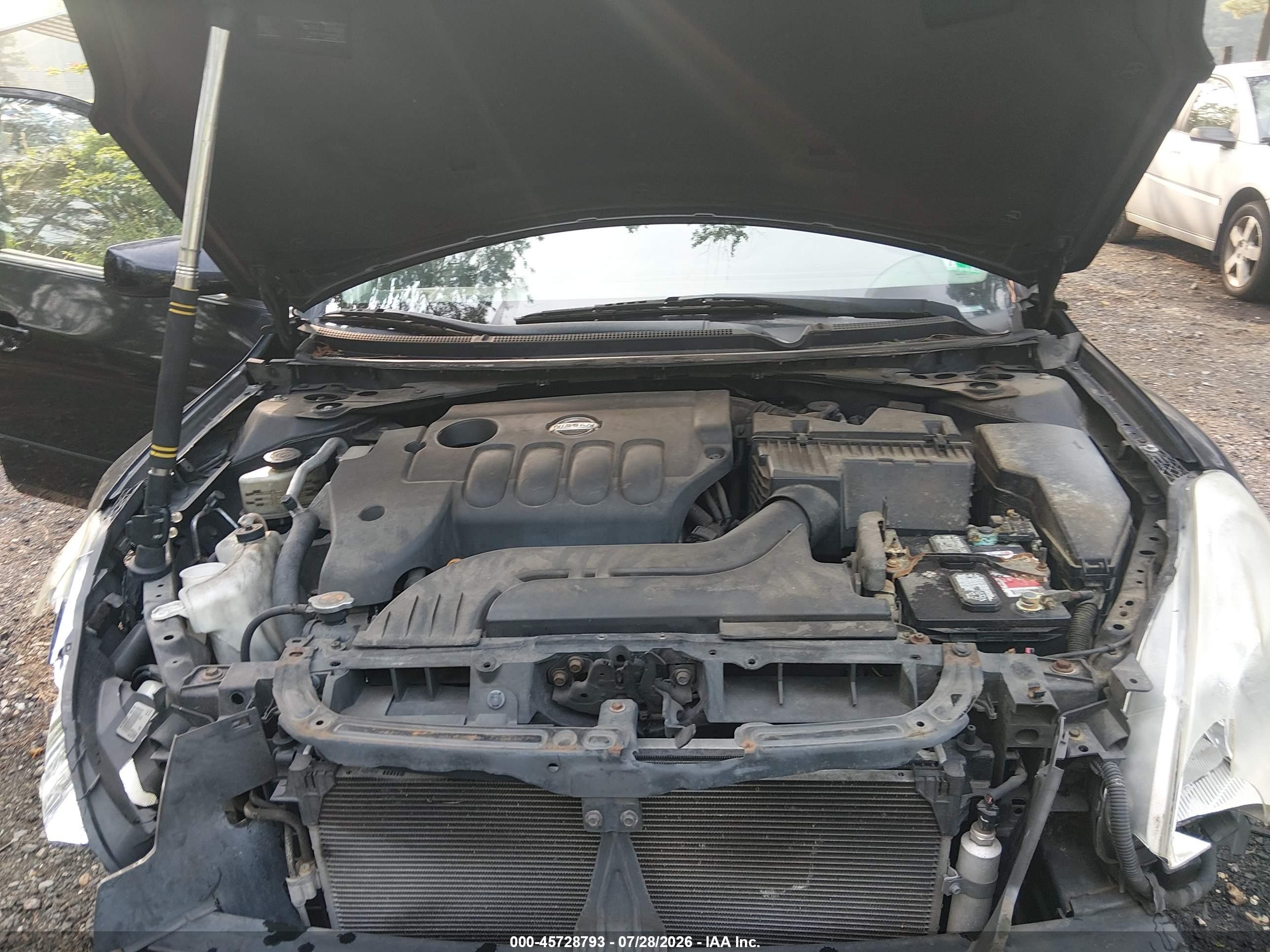 2011 Nissan Altima 2.5 S Black vin: 1N4AL2AP7BC156532