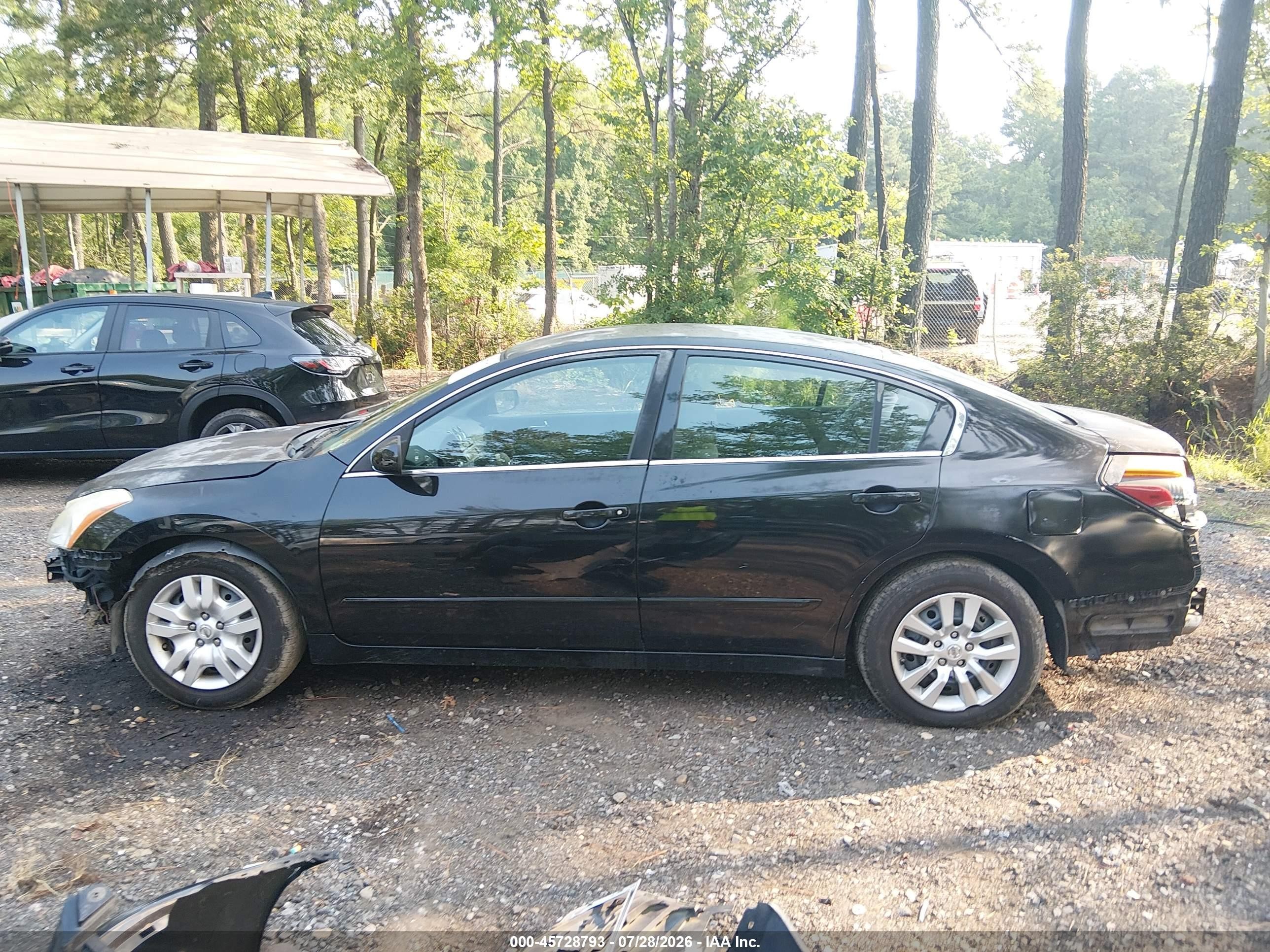 2011 Nissan Altima 2.5 S Black vin: 1N4AL2AP7BC156532