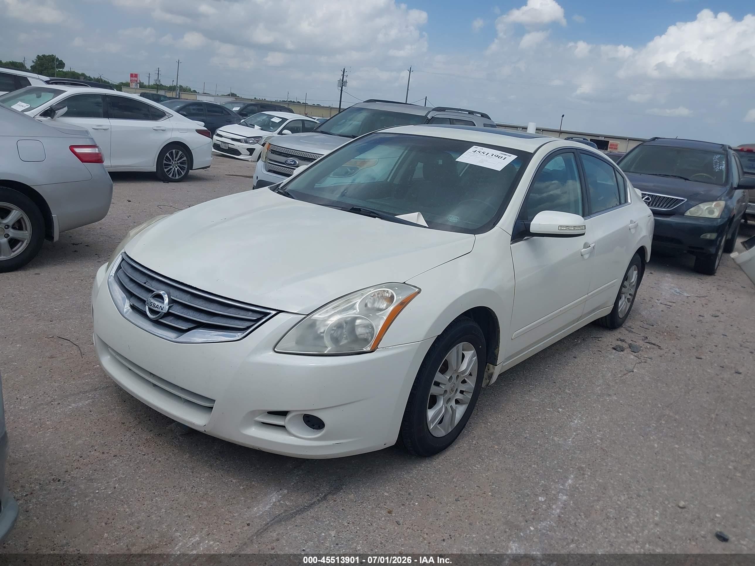 2011 Nissan Altima 2.5 S White vin: 1N4AL2AP7BC172813
