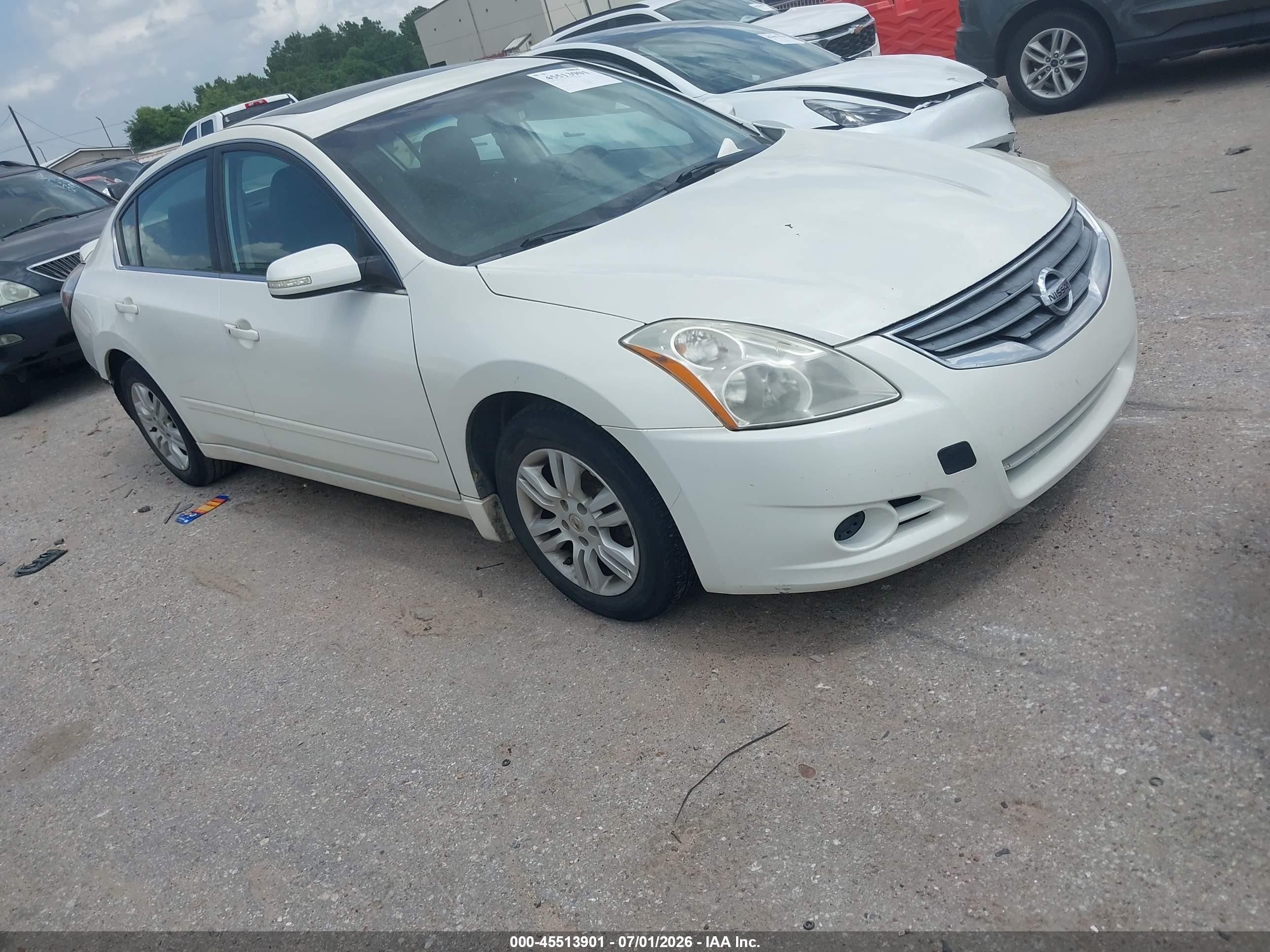 2011 Nissan Altima 2.5 S White vin: 1N4AL2AP7BC172813