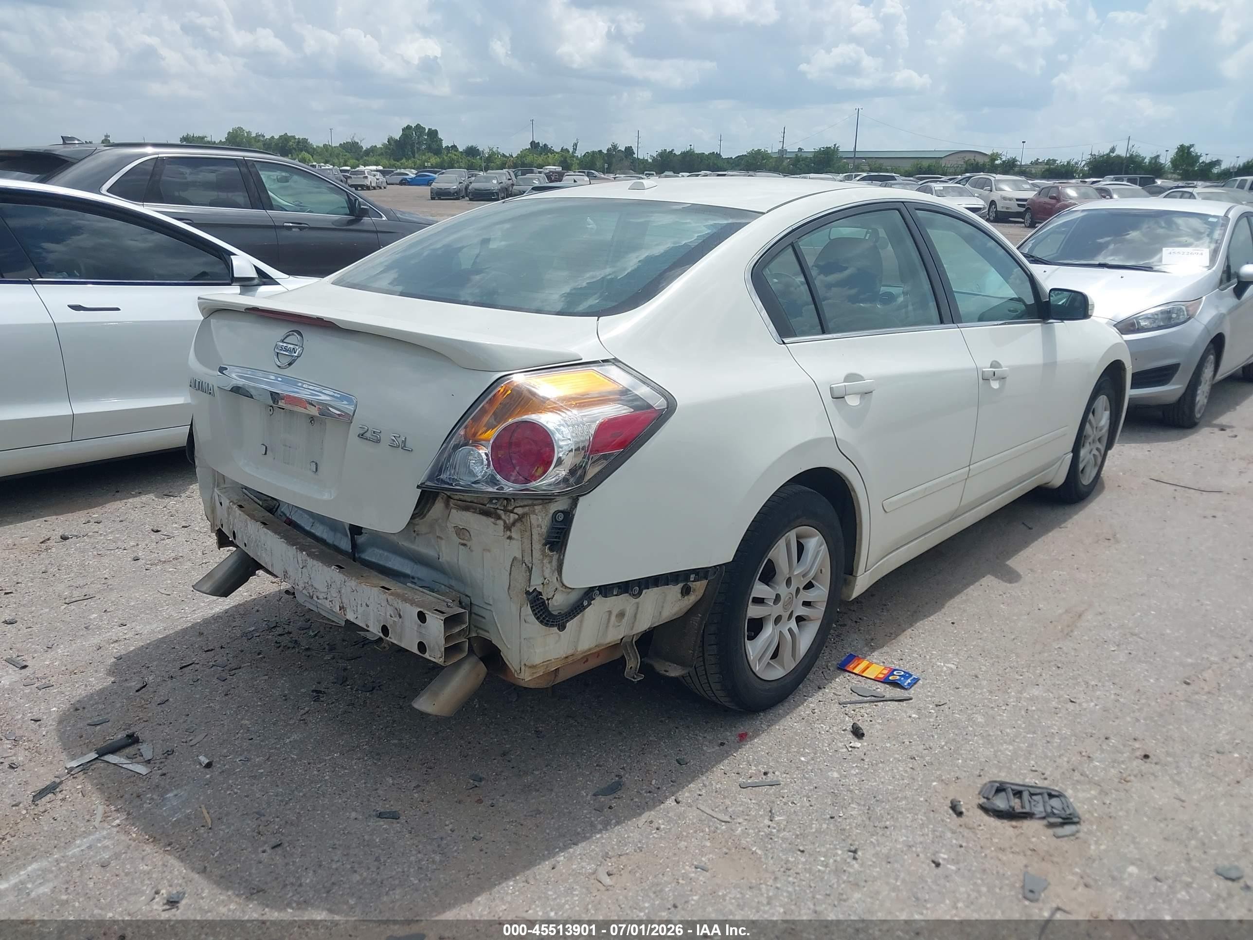 2011 Nissan Altima 2.5 S White vin: 1N4AL2AP7BC172813