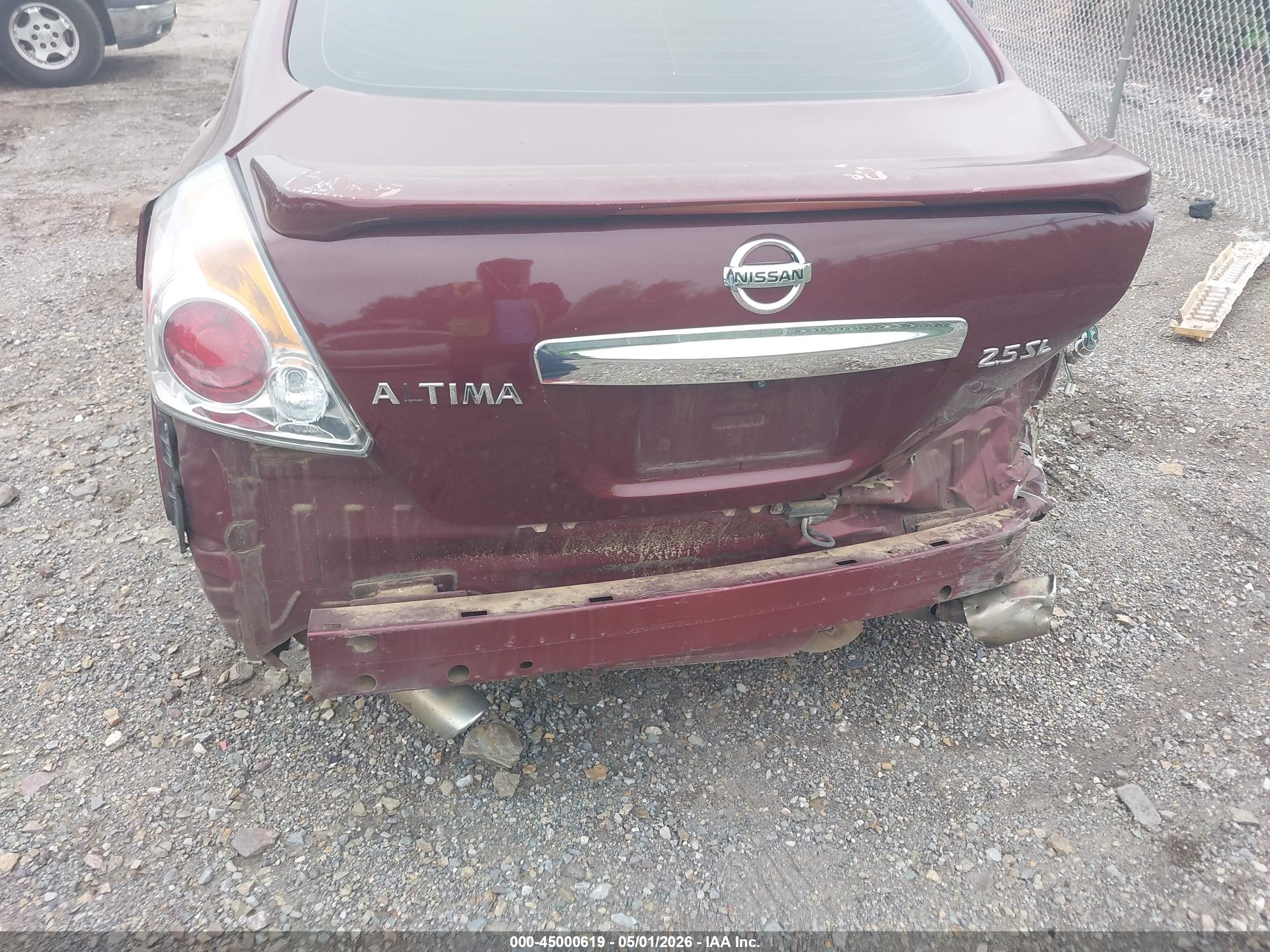 2011 Nissan Altima 2.5 S Темно-бордовый vin: 1N4AL2AP7BC173606