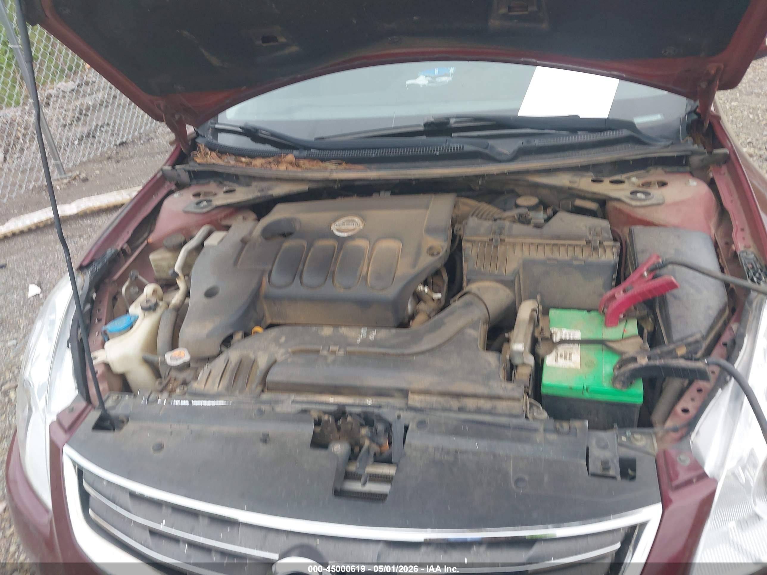 2011 Nissan Altima 2.5 S Темно-бордовый vin: 1N4AL2AP7BC173606