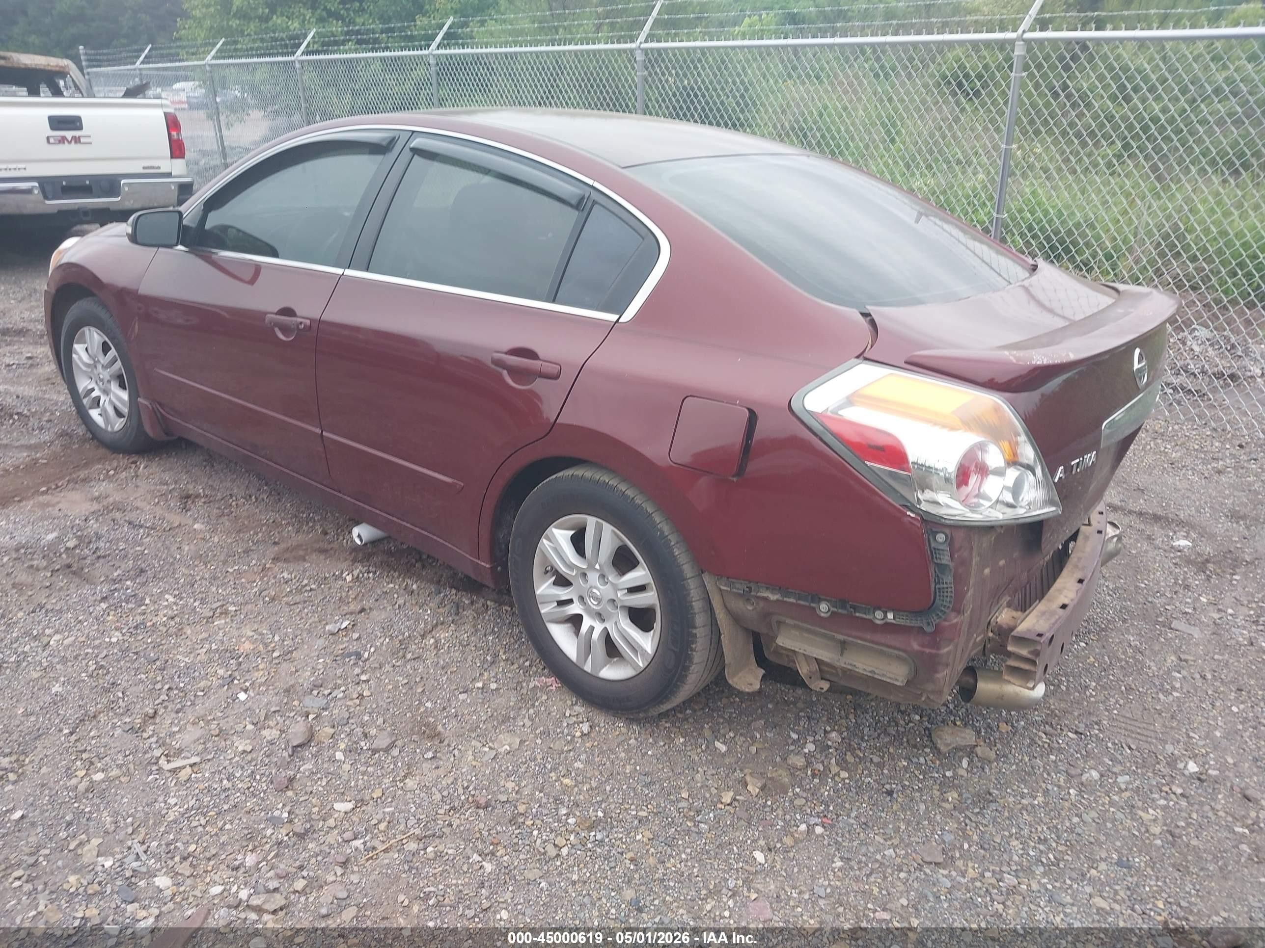 2011 Nissan Altima 2.5 S Темно-бордовый vin: 1N4AL2AP7BC173606