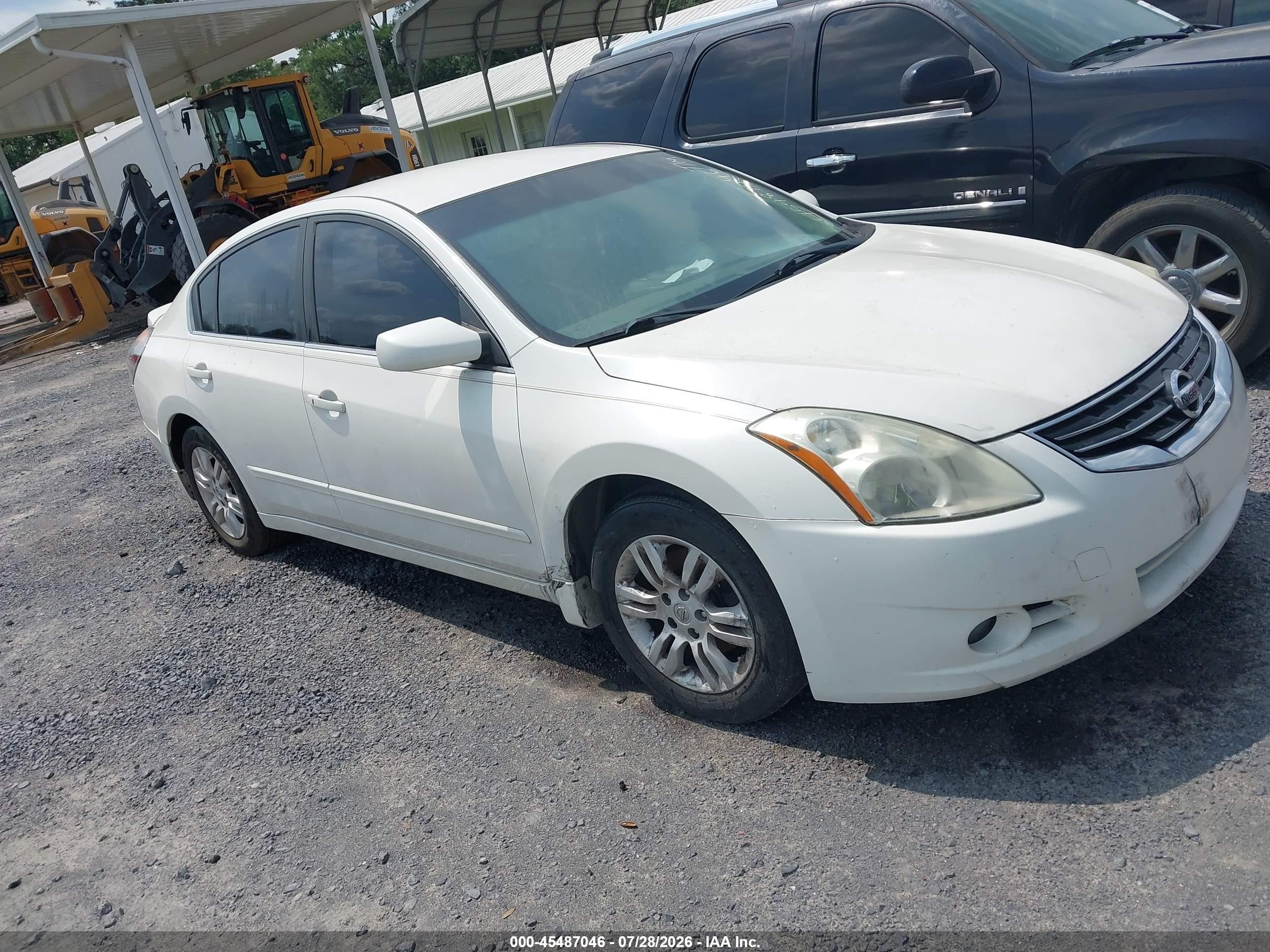 2011 Nissan Altima 2.5 S White vin: 1N4AL2AP7BC176263