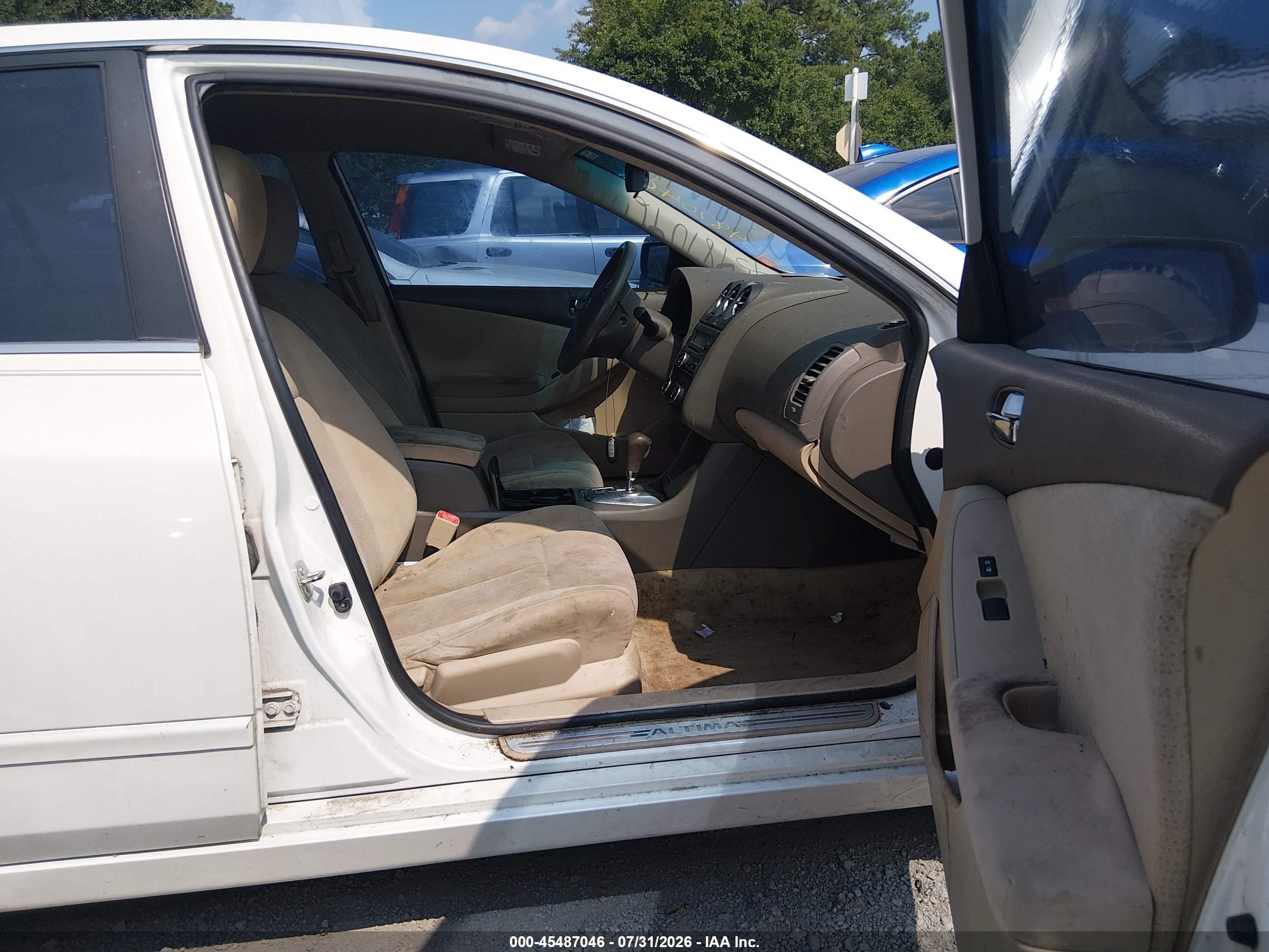 2011 Nissan Altima 2.5 S White vin: 1N4AL2AP7BC176263