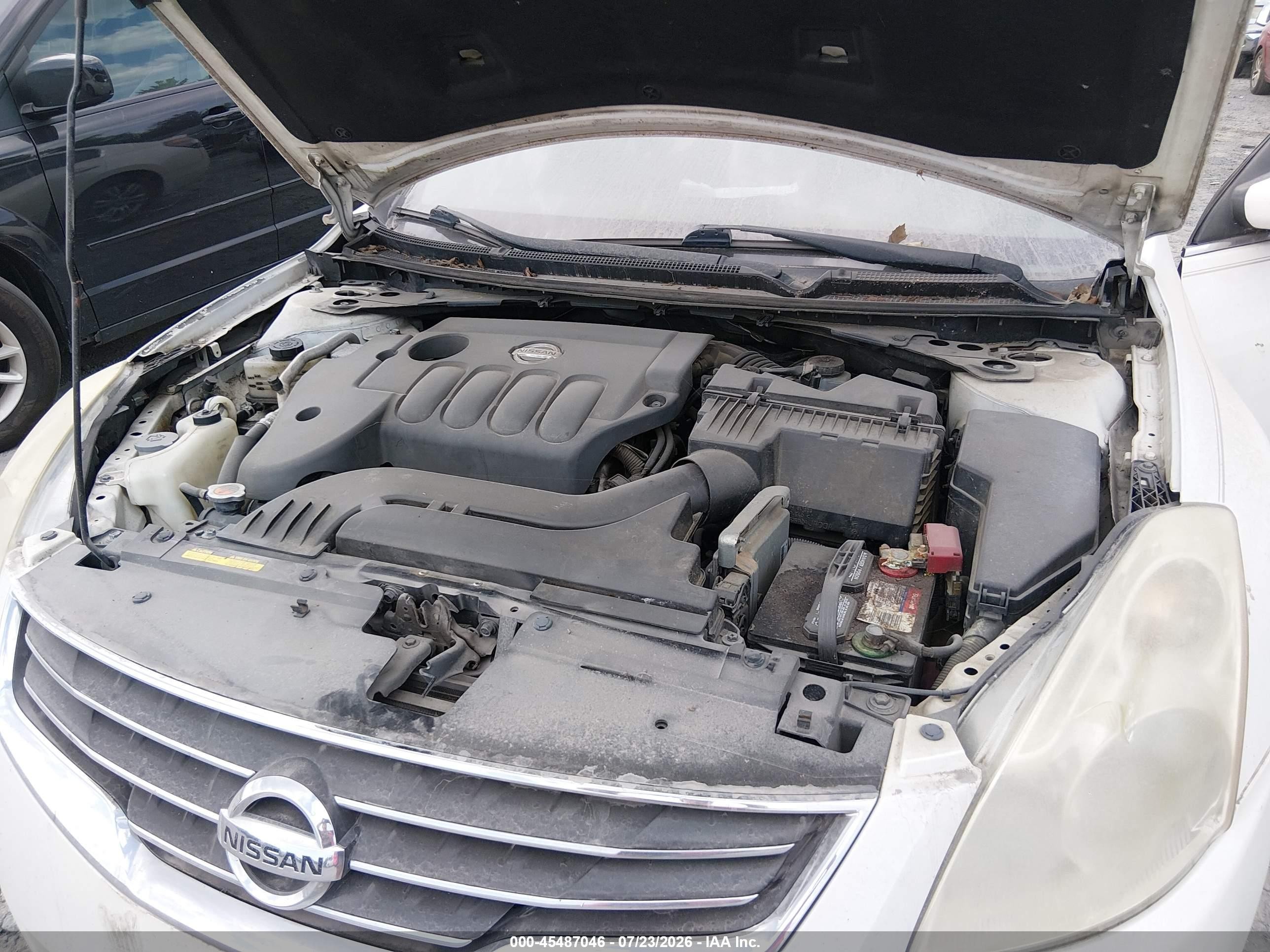 2011 Nissan Altima 2.5 S White vin: 1N4AL2AP7BC176263