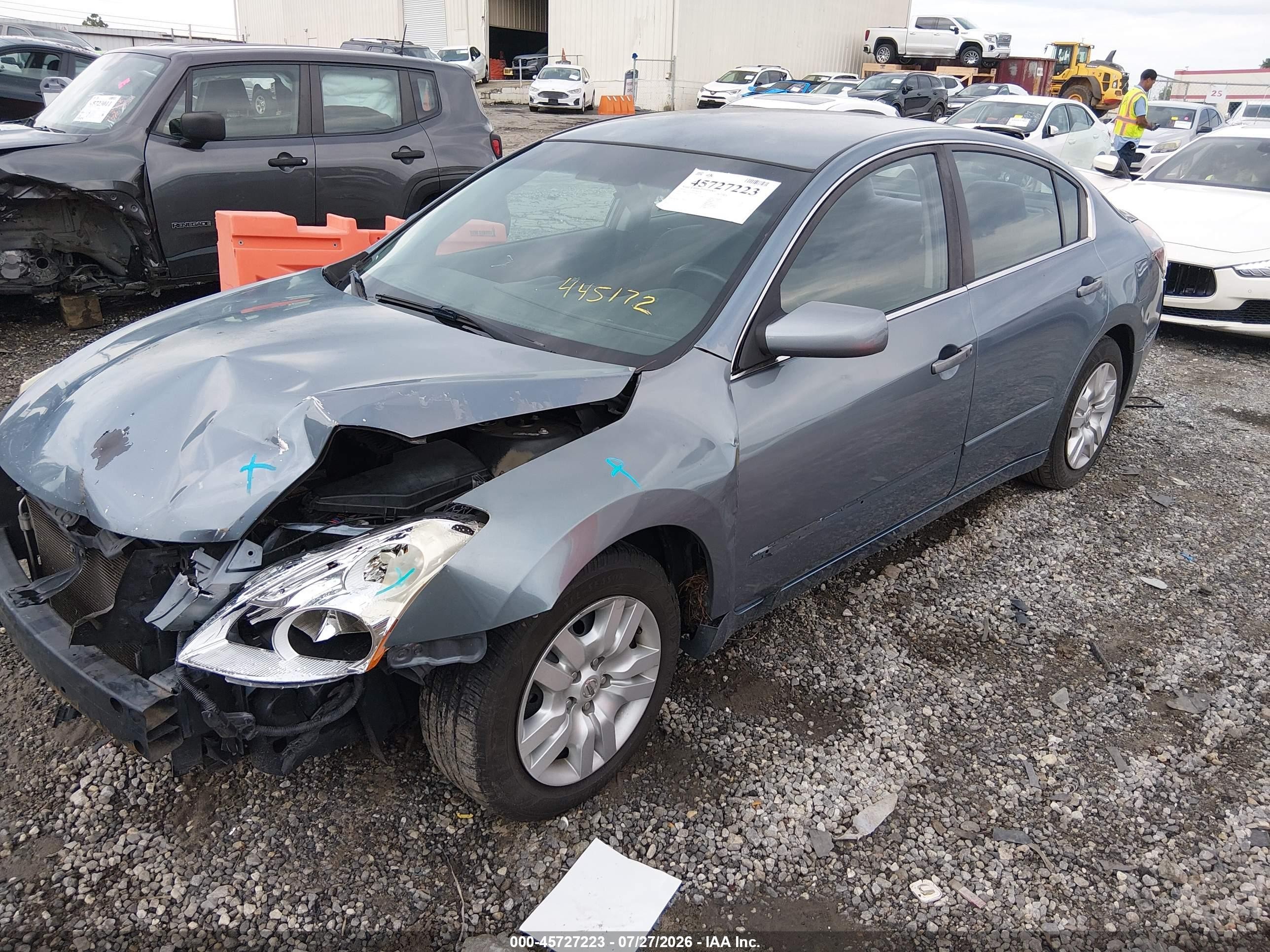 2011 Nissan Altima 2.5 S Light Blue vin: 1N4AL2AP7BN445172