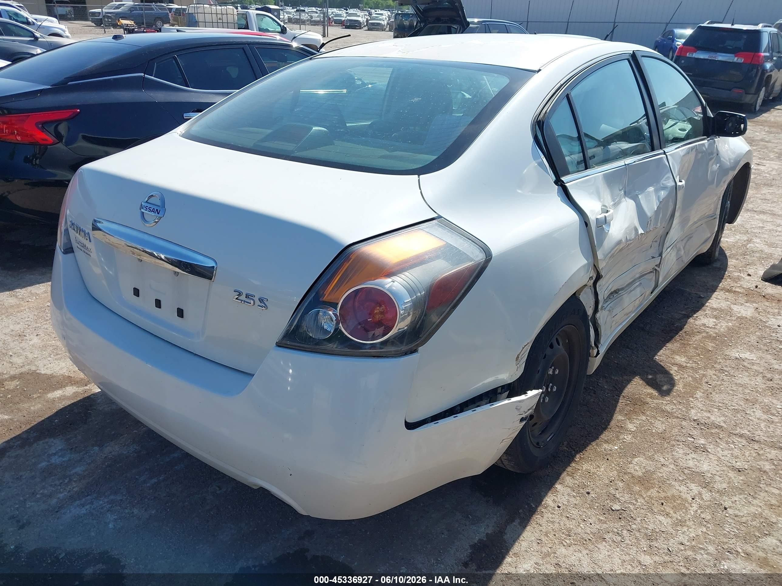 2011 Nissan Altima 2.5 S Белый vin: 1N4AL2AP7BN464837
