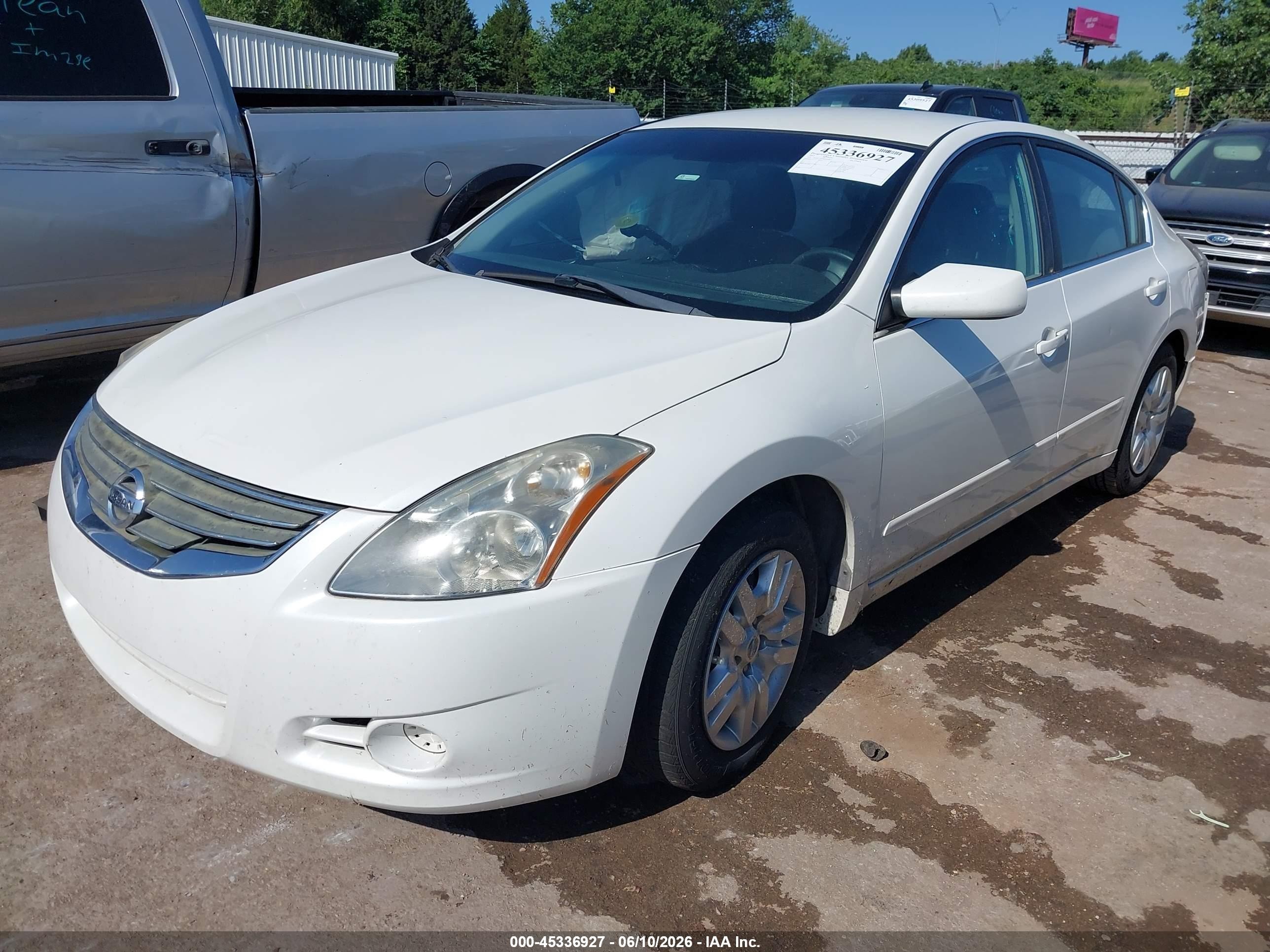 2011 Nissan Altima 2.5 S Белый vin: 1N4AL2AP7BN464837