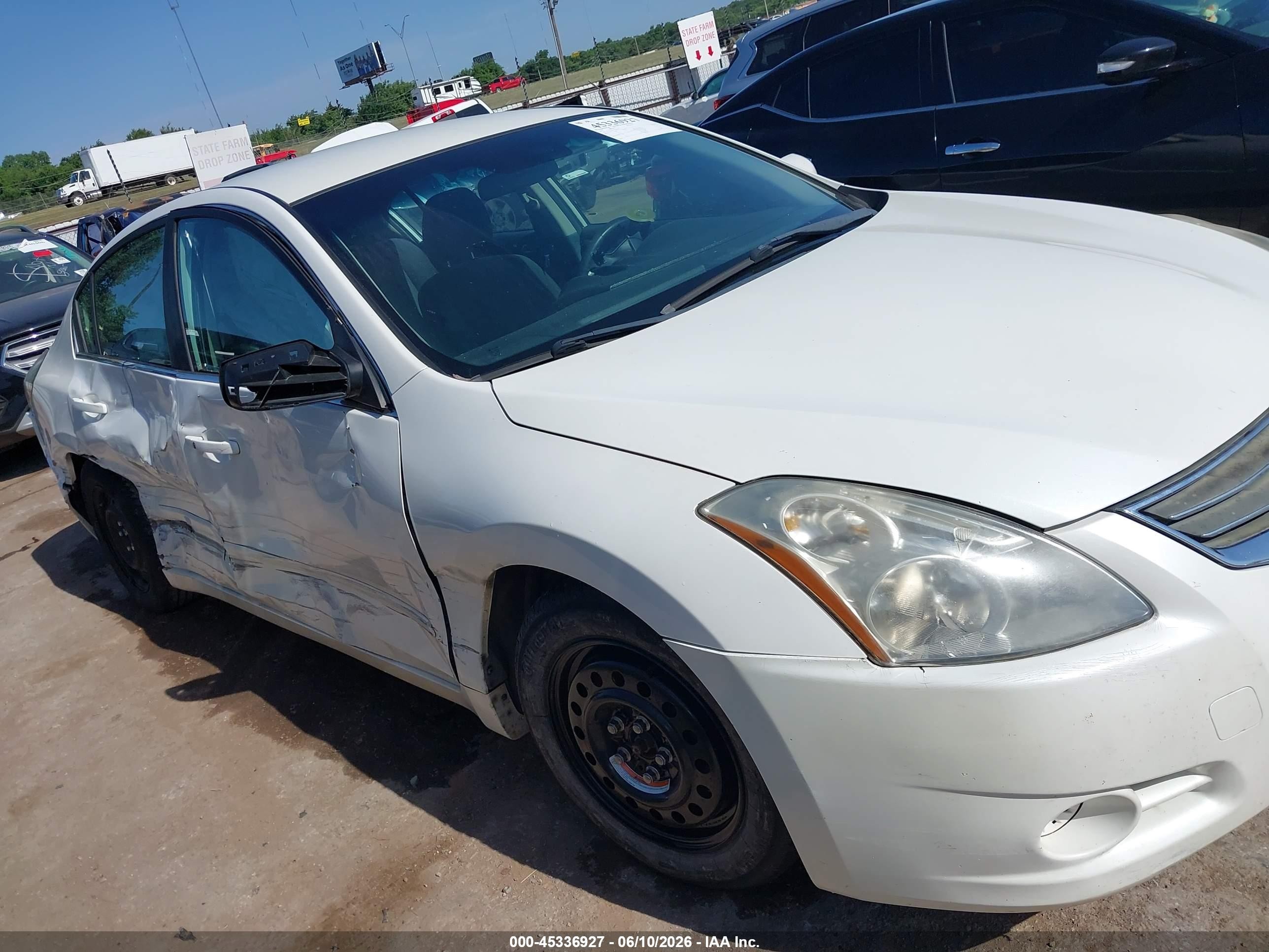2011 Nissan Altima 2.5 S Белый vin: 1N4AL2AP7BN464837