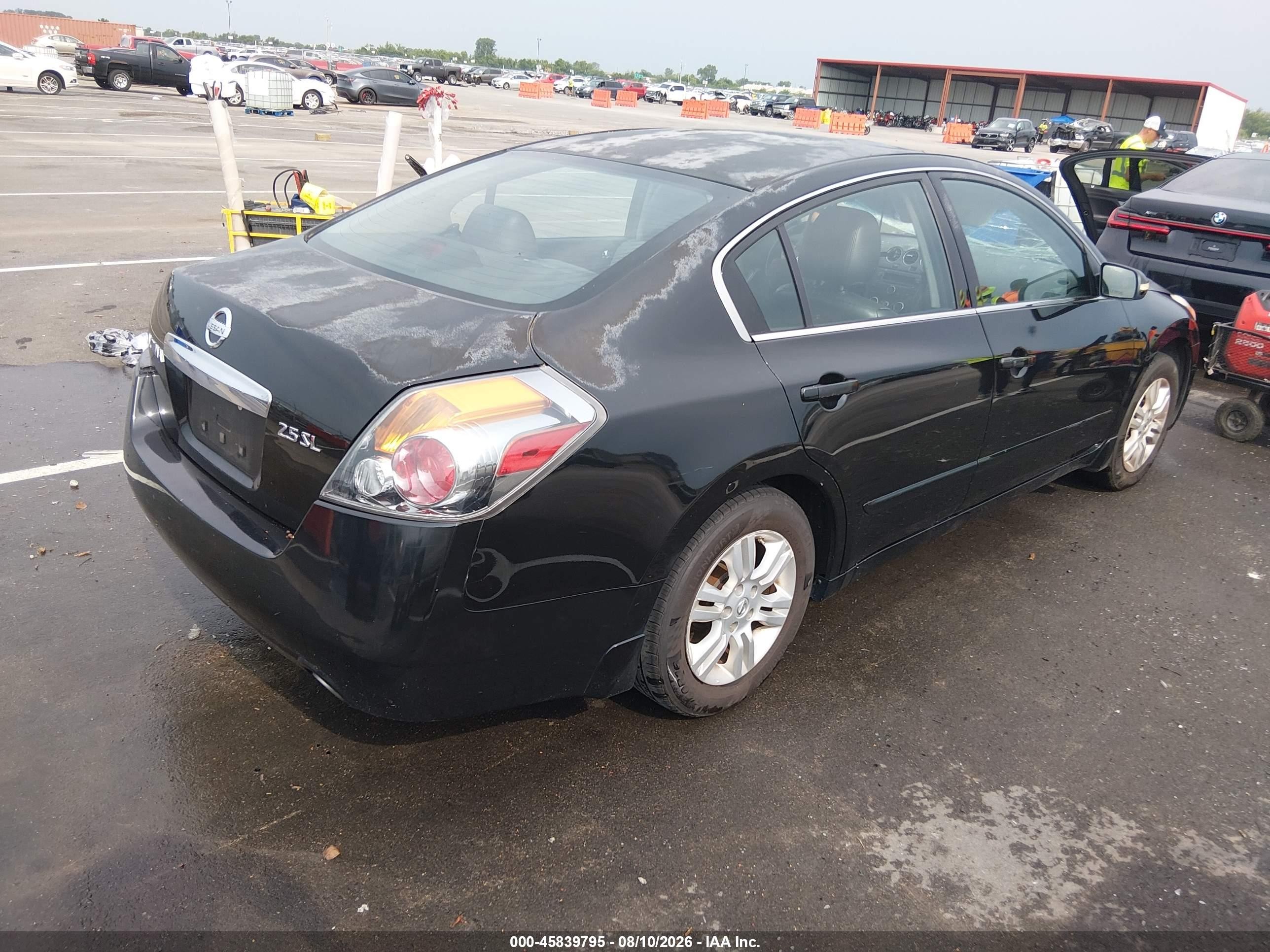 2012 Nissan Altima 2.5 S Black vin: 1N4AL2AP7CC136881