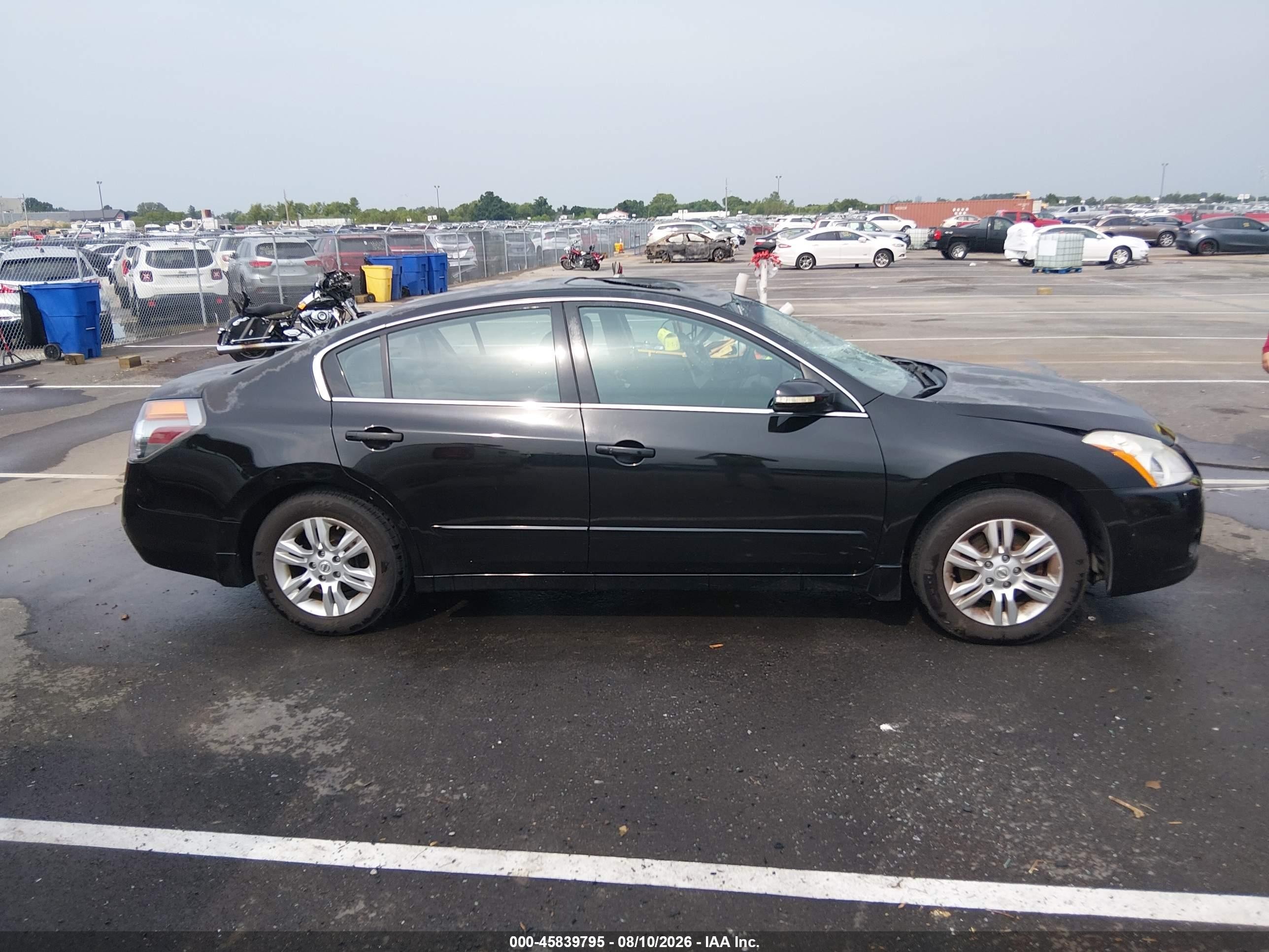 2012 Nissan Altima 2.5 S Black vin: 1N4AL2AP7CC136881
