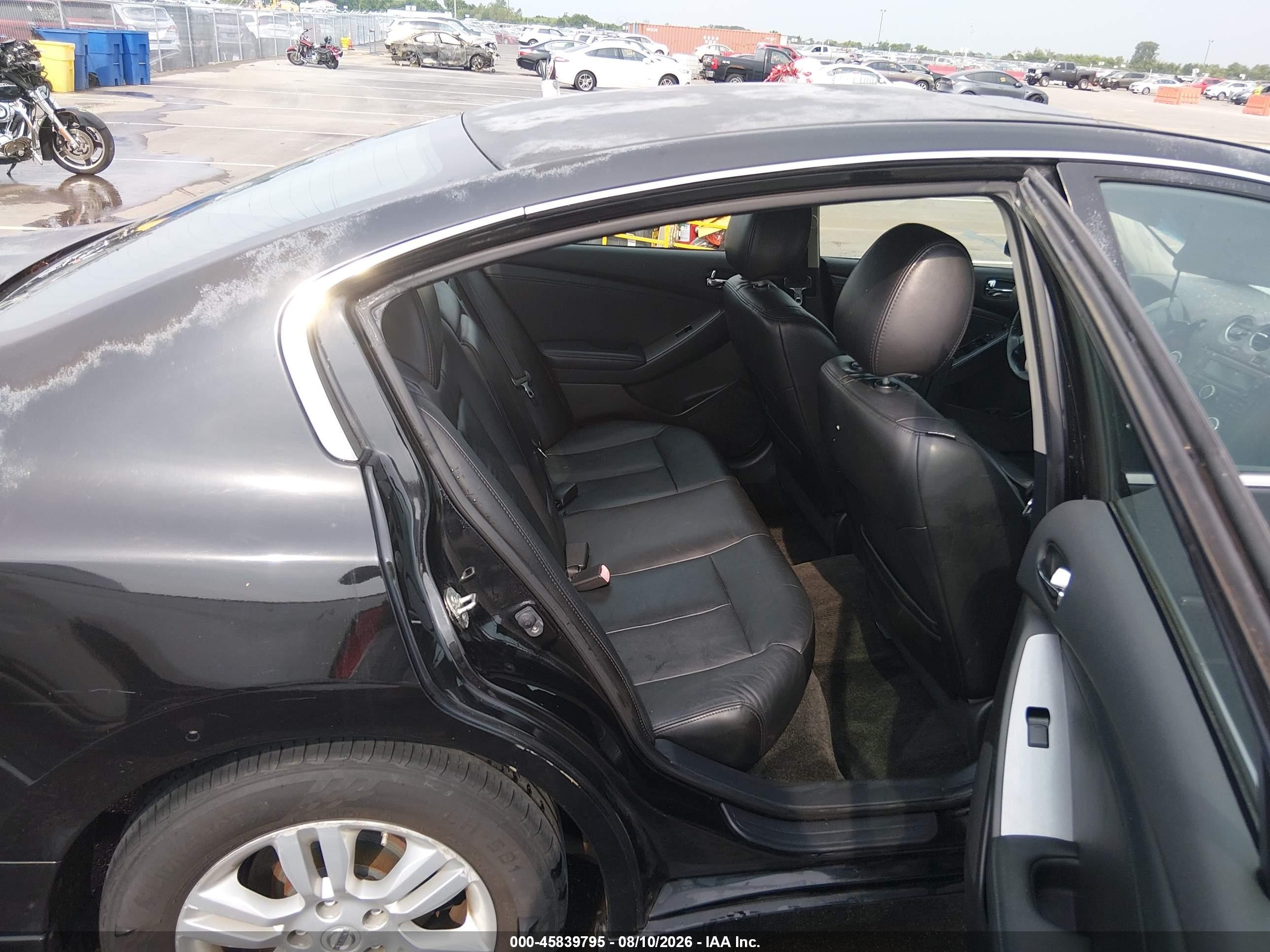 2012 Nissan Altima 2.5 S Black vin: 1N4AL2AP7CC136881