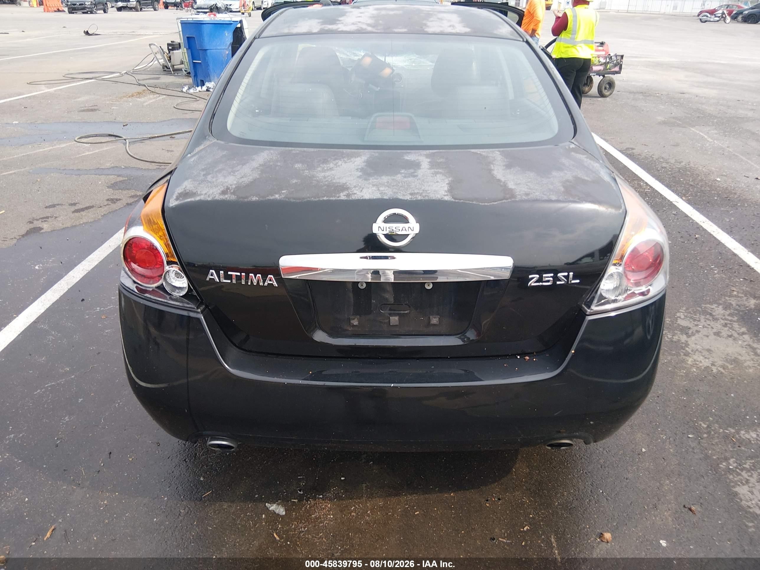 2012 Nissan Altima 2.5 S Black vin: 1N4AL2AP7CC136881