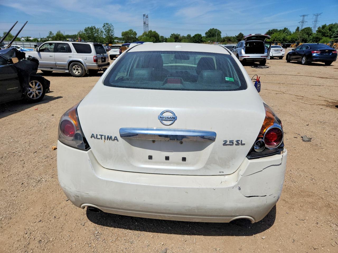 2012 Nissan Altima 2.5 White vin: 1N4AL2AP7CC140655