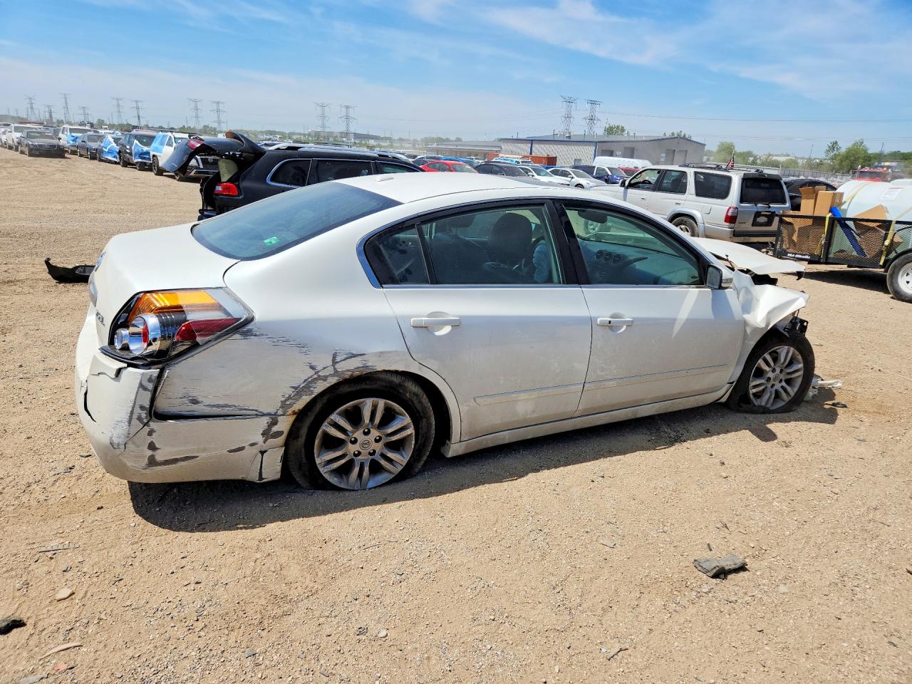 2012 Nissan Altima 2.5 White vin: 1N4AL2AP7CC140655