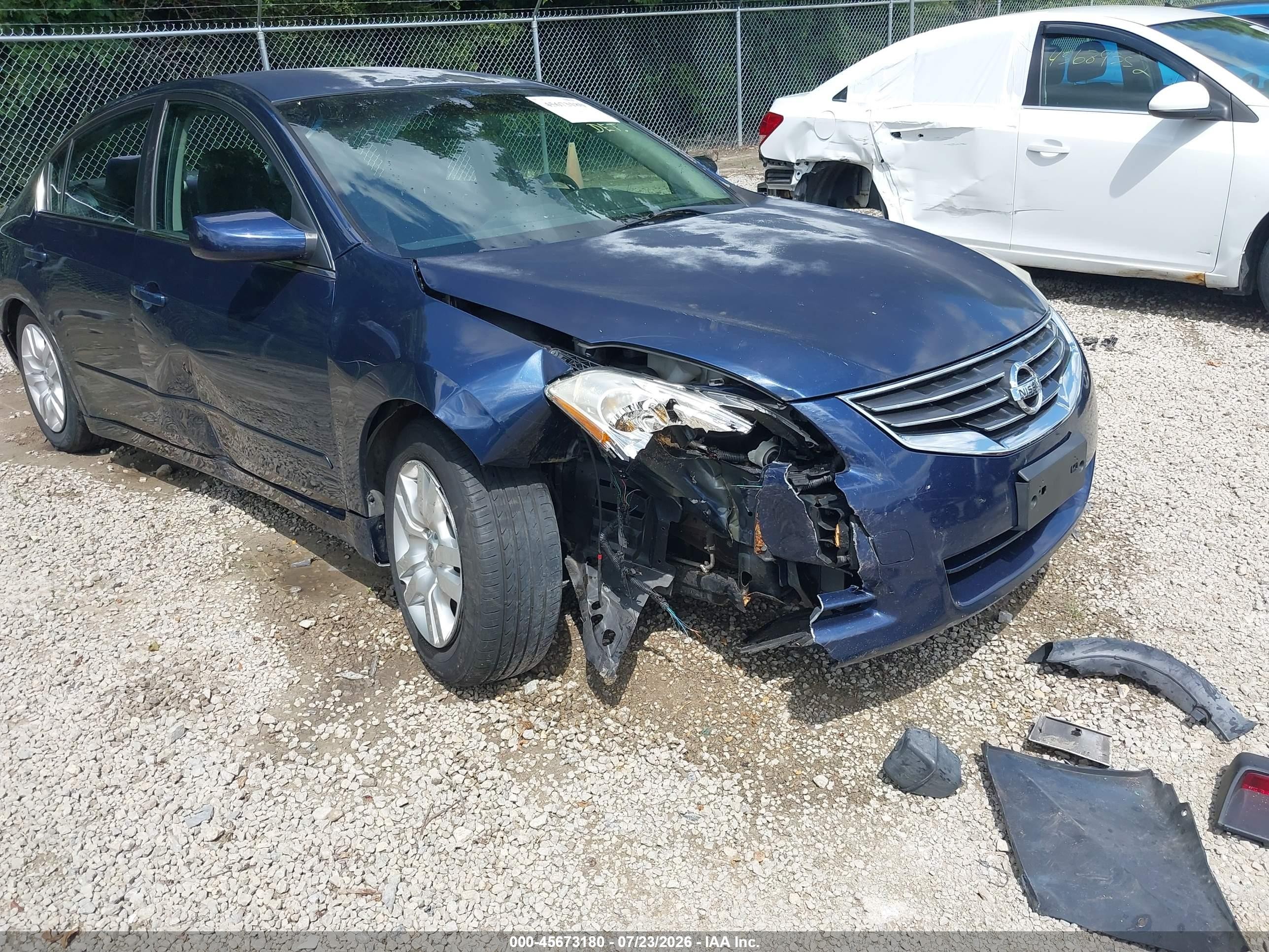 2012 Nissan Altima 2.5 S Синий vin: 1N4AL2AP7CC151512