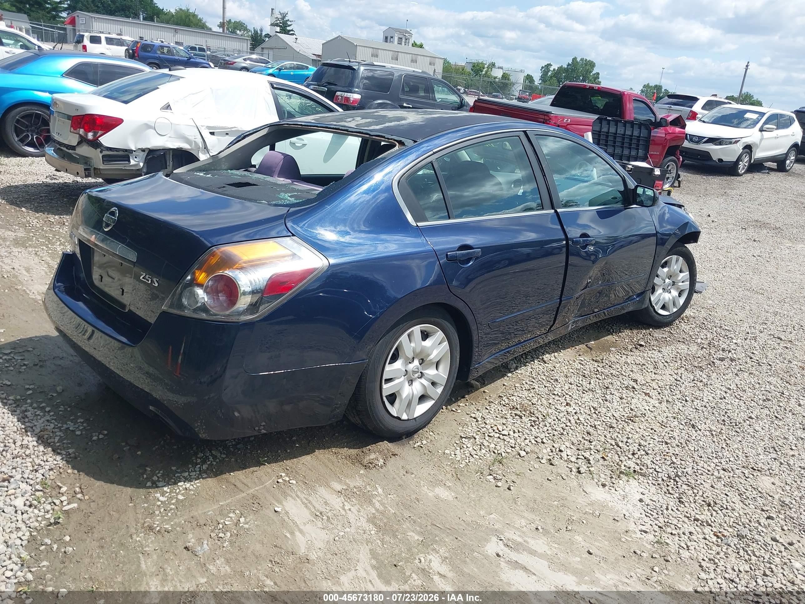 2012 Nissan Altima 2.5 S Синий vin: 1N4AL2AP7CC151512