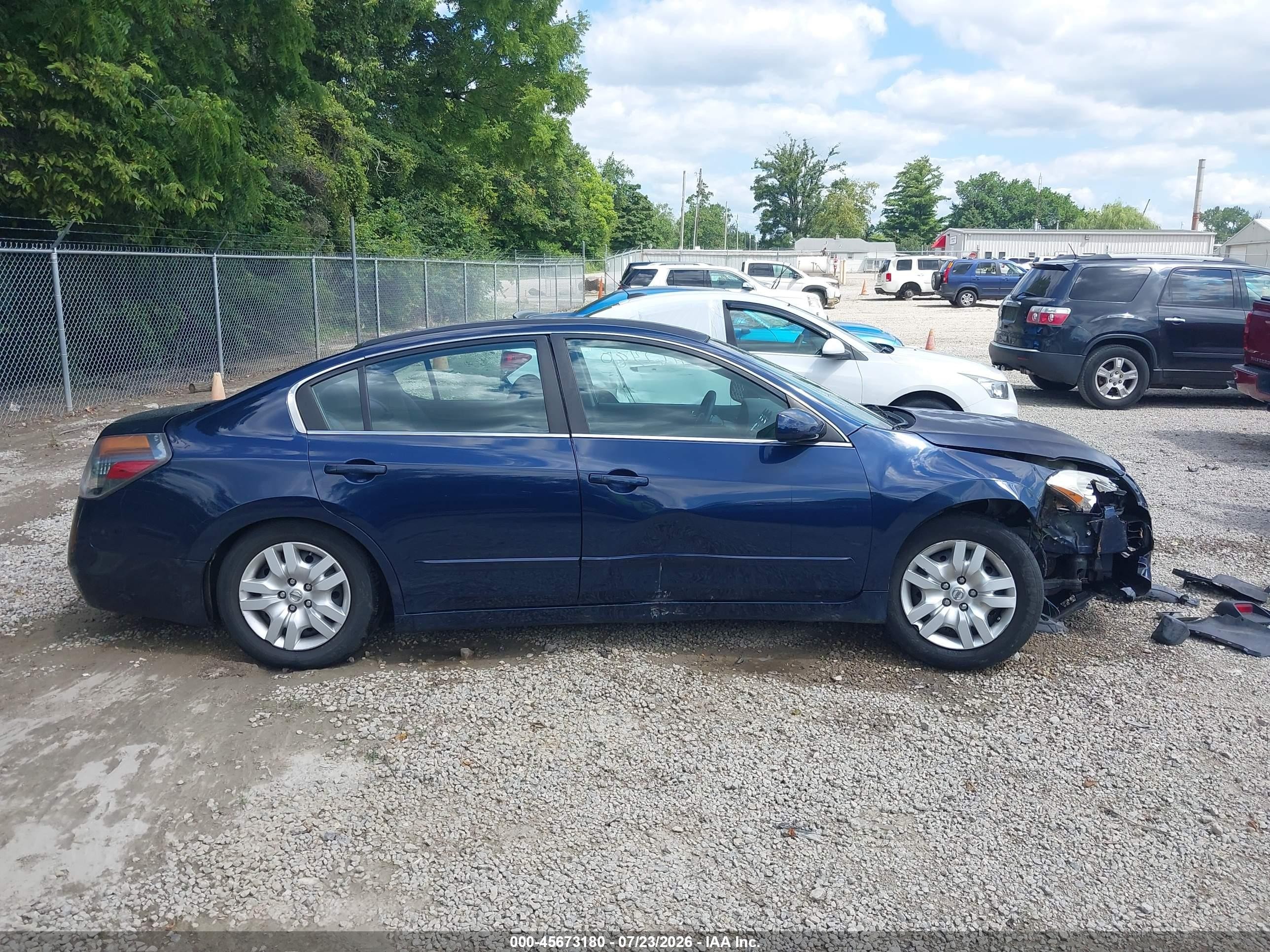 2012 Nissan Altima 2.5 S Синий vin: 1N4AL2AP7CC151512