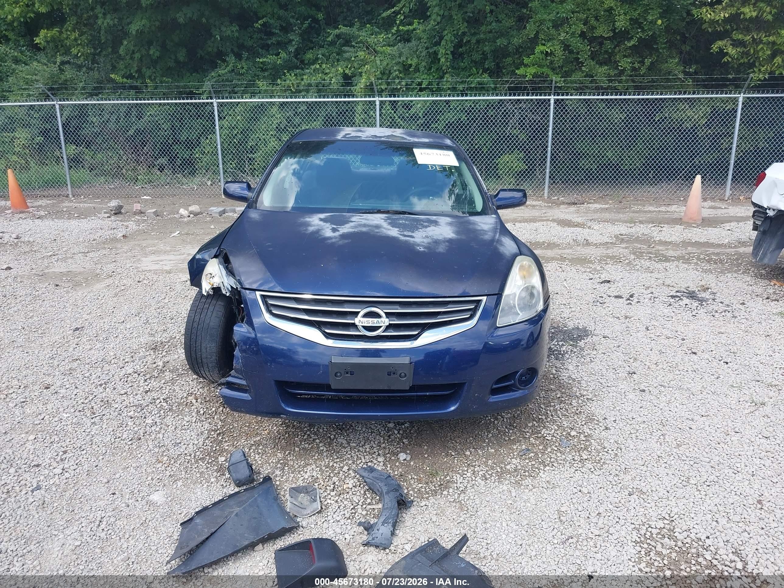 2012 Nissan Altima 2.5 S Синий vin: 1N4AL2AP7CC151512