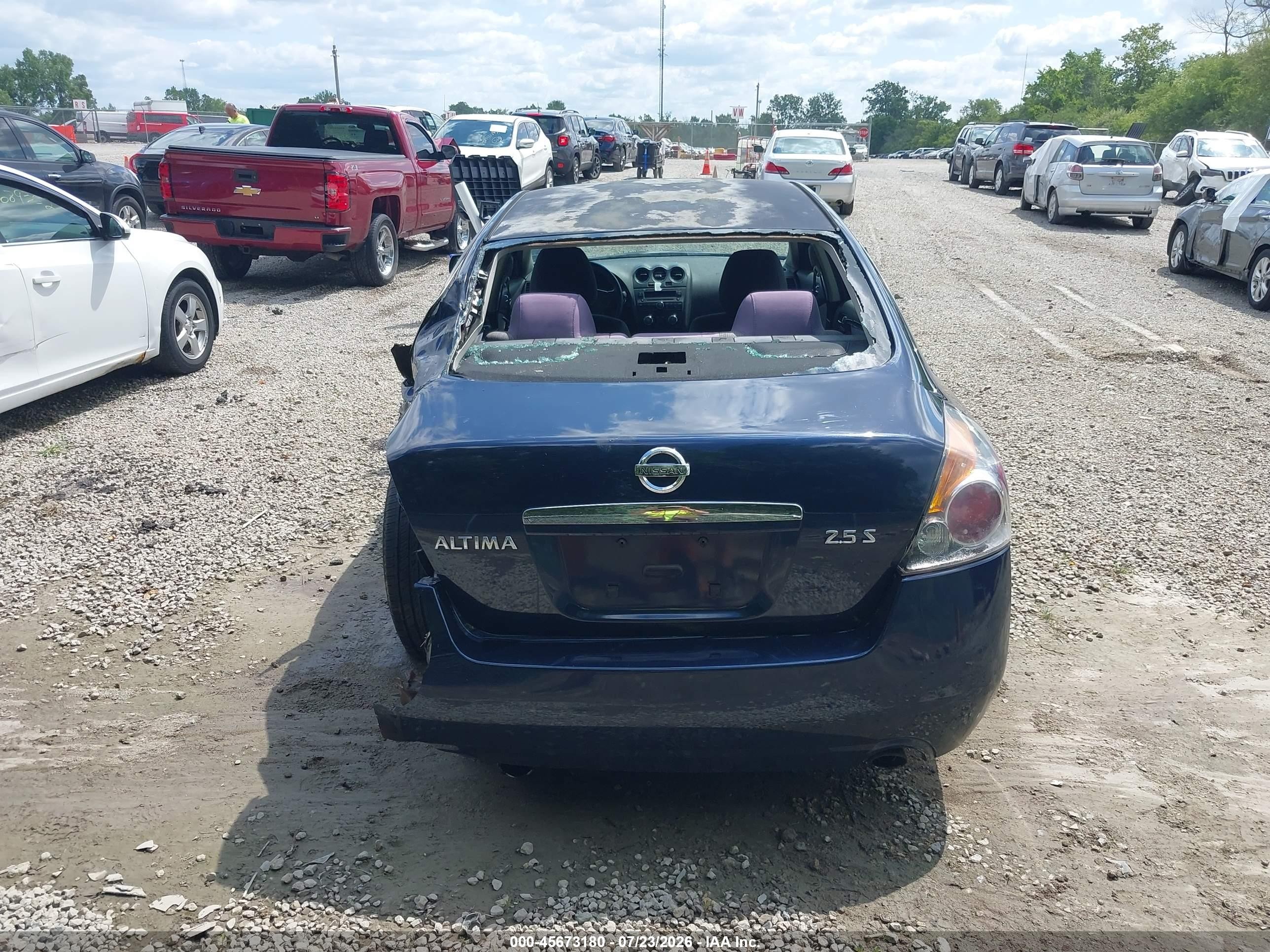 2012 Nissan Altima 2.5 S Синий vin: 1N4AL2AP7CC151512