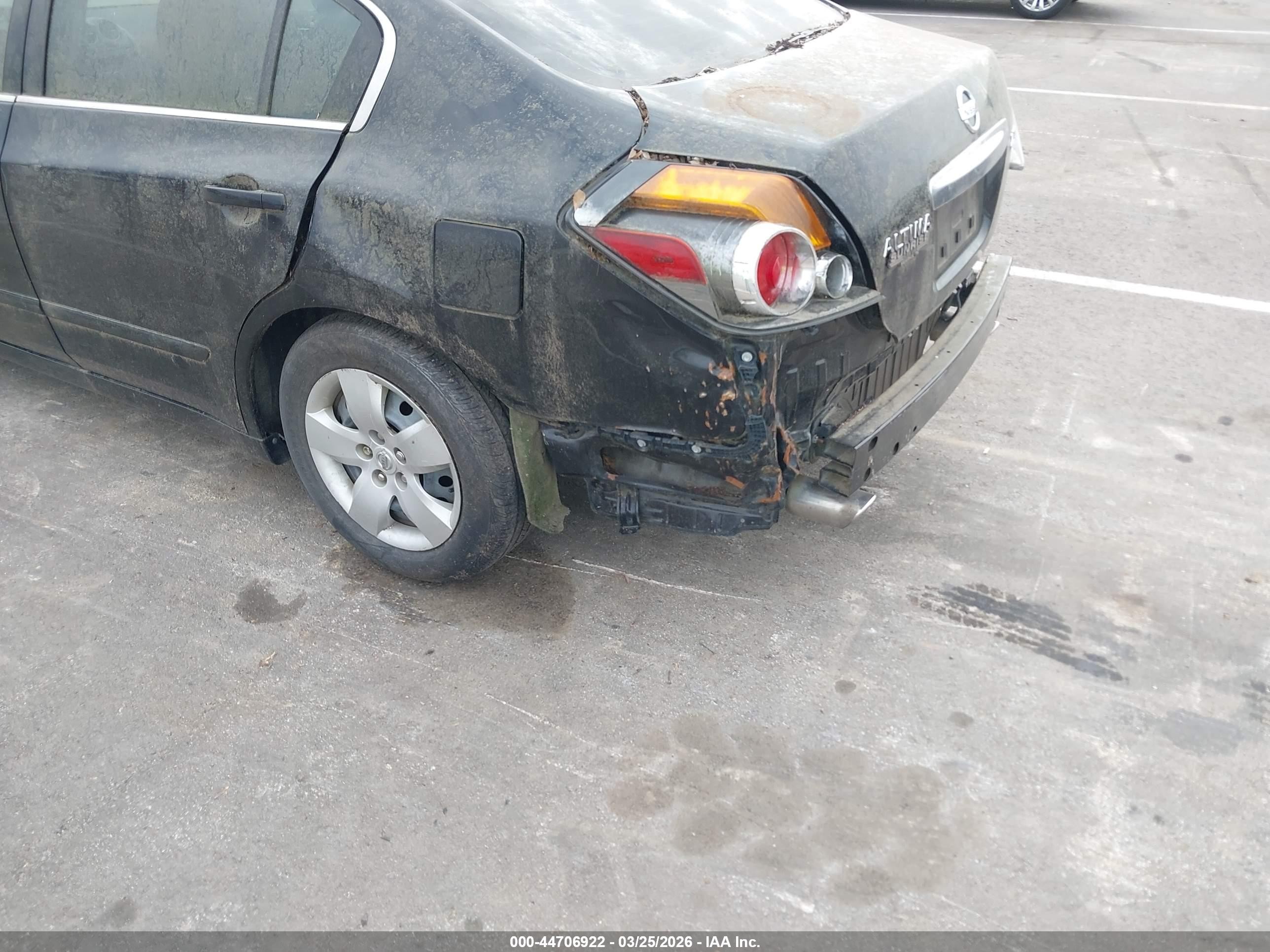 2012 Nissan Altima 2.5 S Black vin: 1N4AL2AP7CC152627