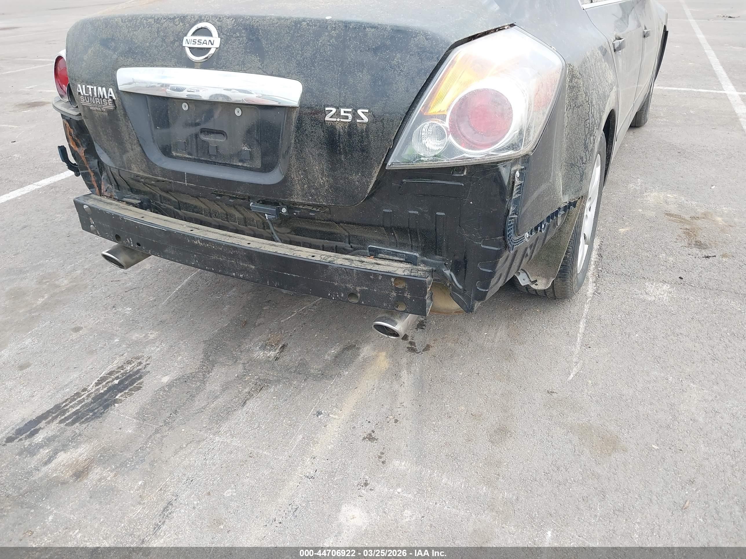 2012 Nissan Altima 2.5 S Black vin: 1N4AL2AP7CC152627