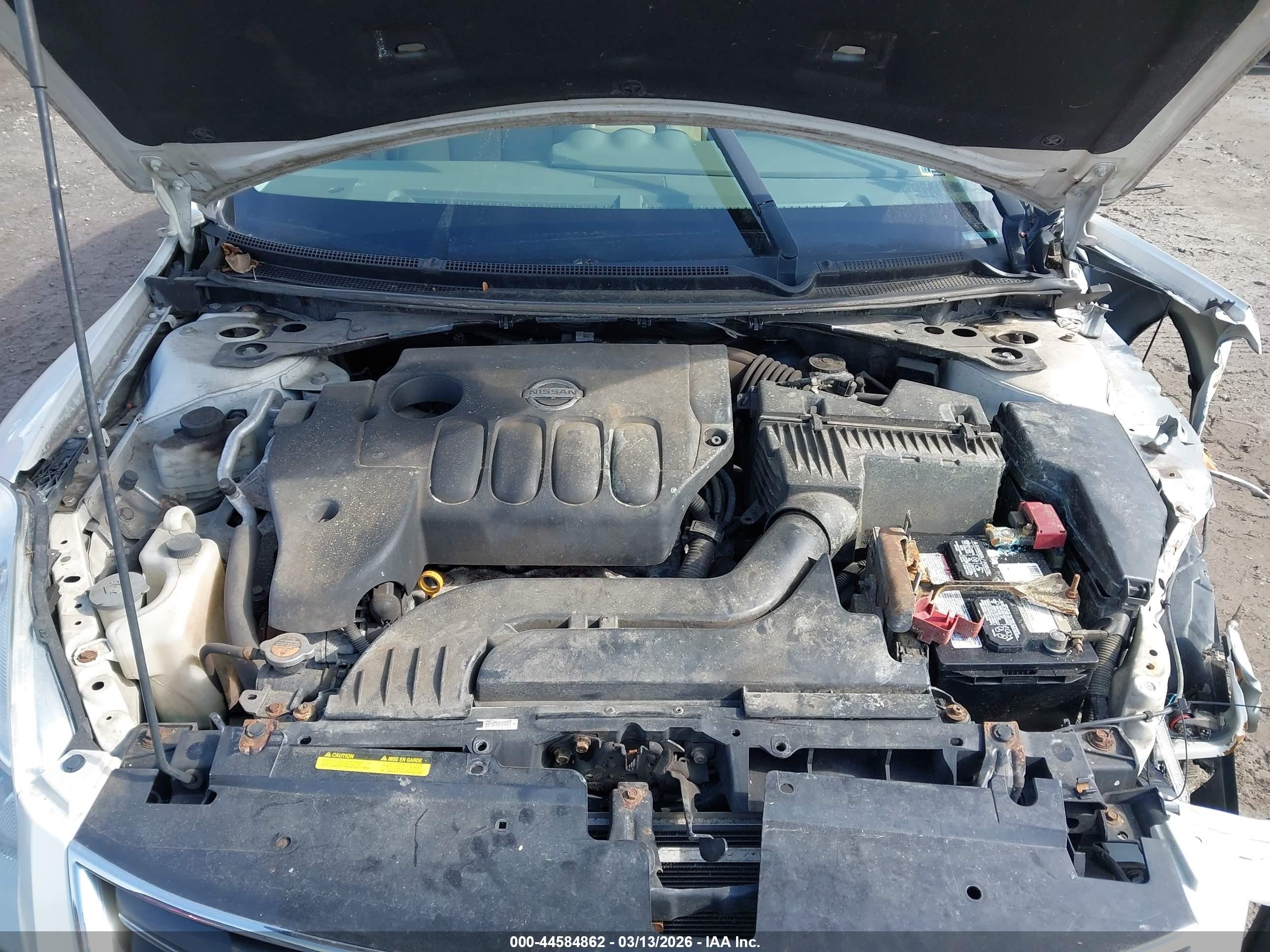 2012 Nissan Altima 2.5 S White vin: 1N4AL2AP7CC167466