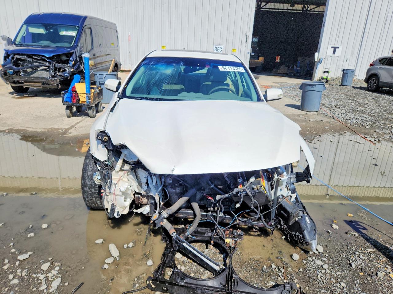 2012 Nissan Altima 2.5 White vin: 1N4AL2AP7CC167466