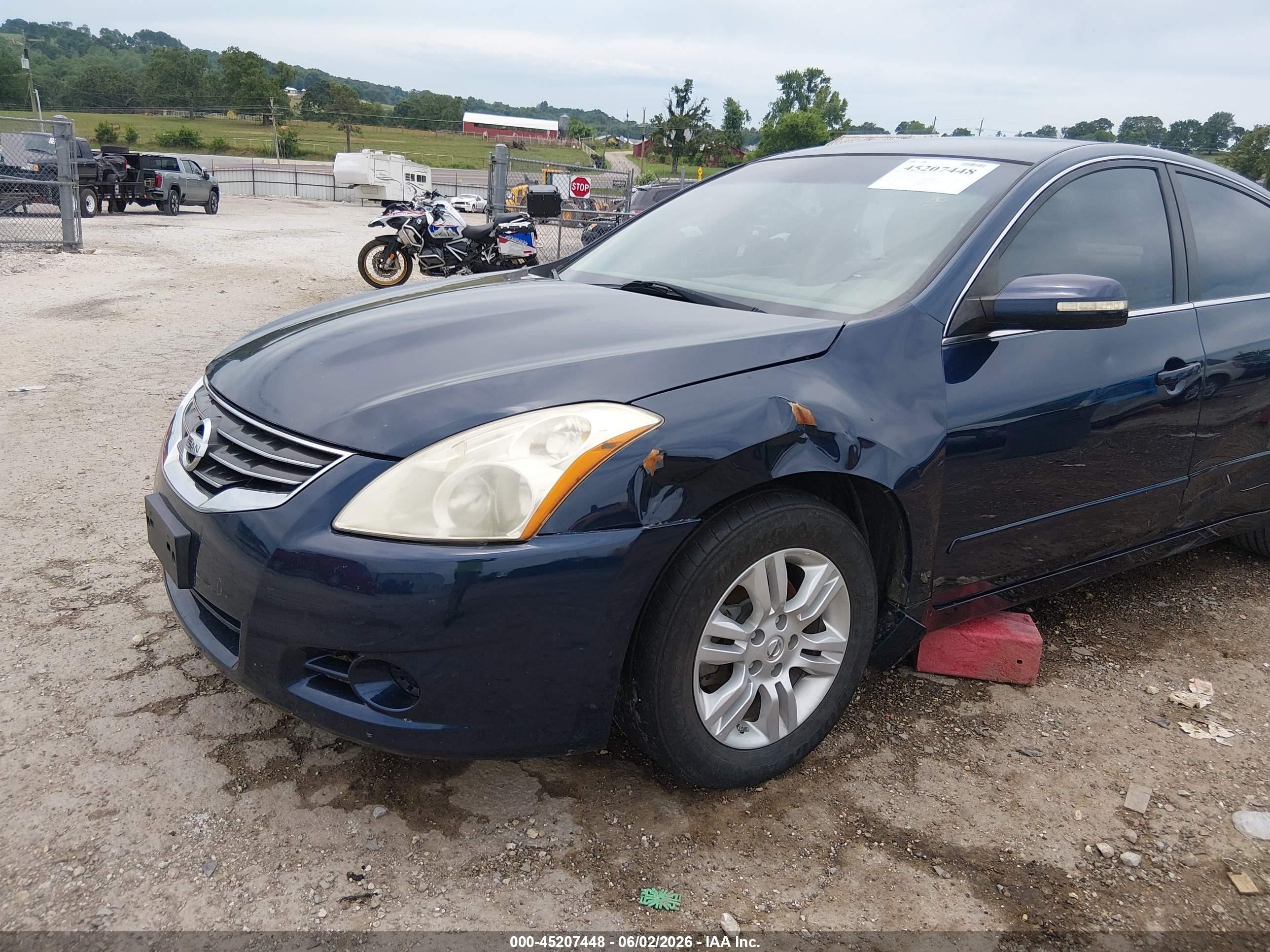2012 Nissan Altima 2.5 S Blue vin: 1N4AL2AP7CC168634