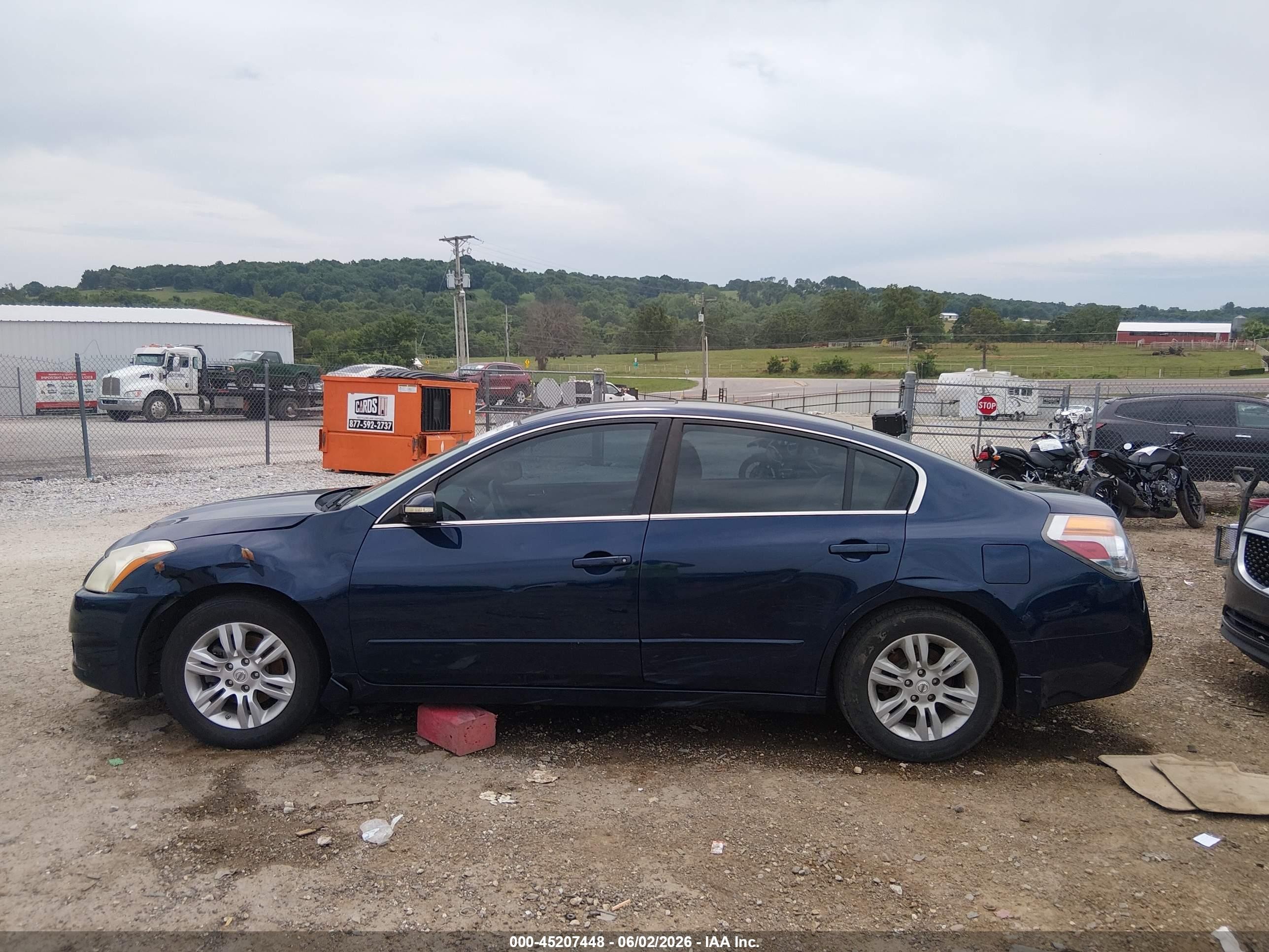 2012 Nissan Altima 2.5 S Blue vin: 1N4AL2AP7CC168634