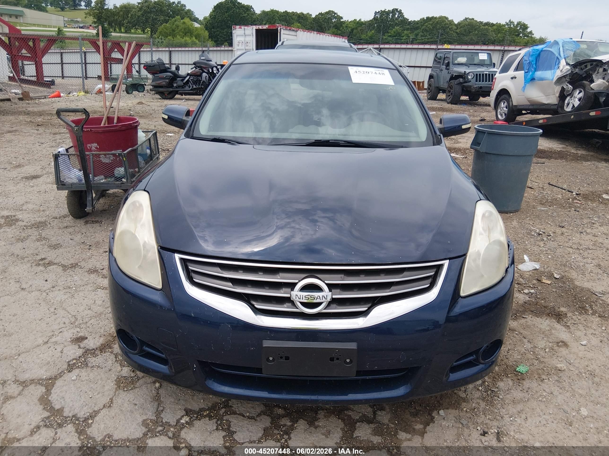 2012 Nissan Altima 2.5 S Blue vin: 1N4AL2AP7CC168634