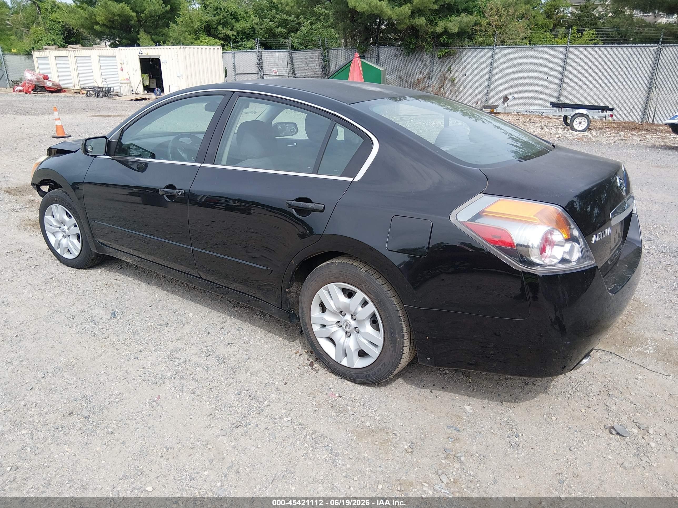 2012 Nissan Altima 2.5 S Black vin: 1N4AL2AP7CC180170