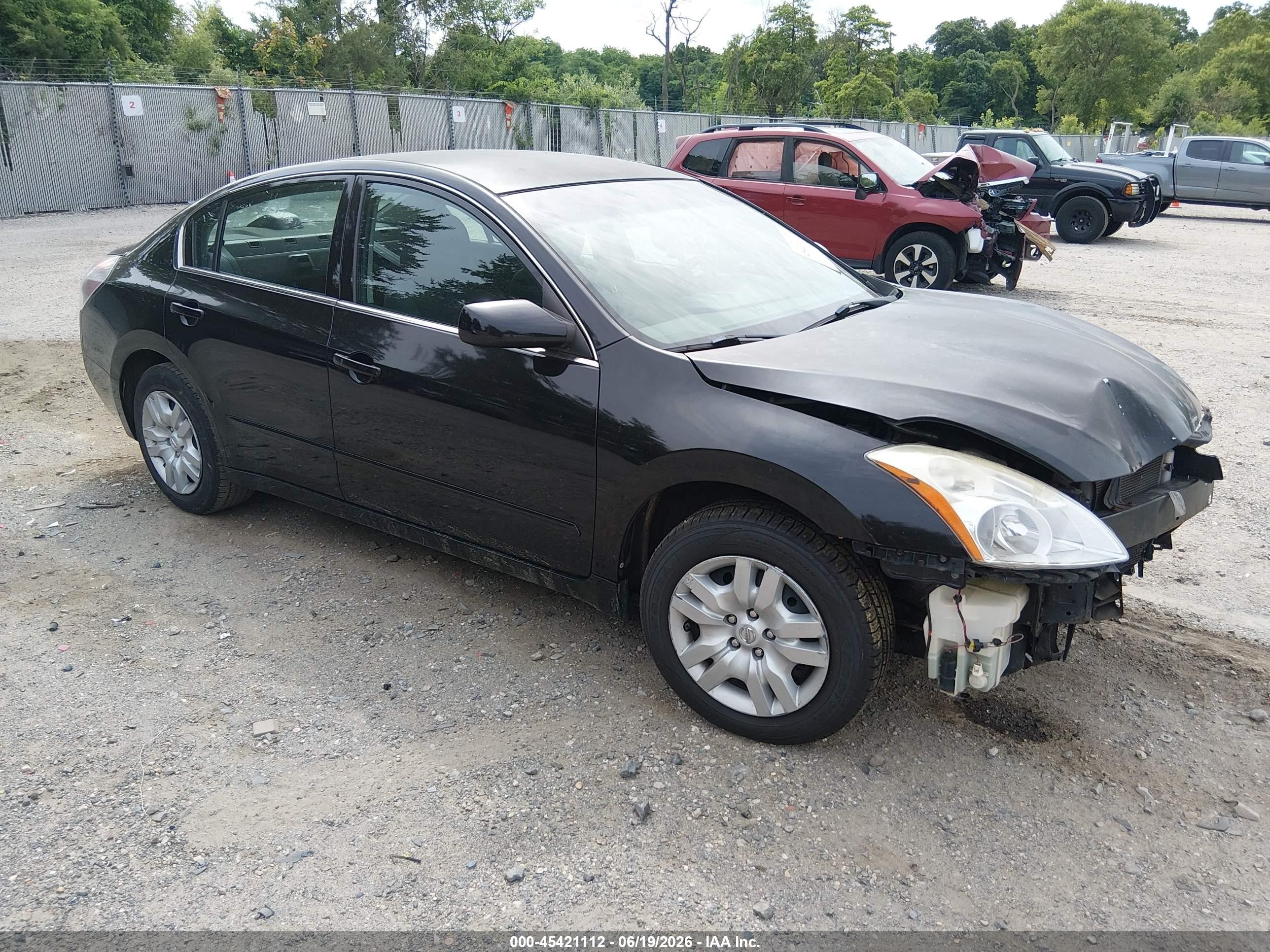 2012 Nissan Altima 2.5 S Black vin: 1N4AL2AP7CC180170