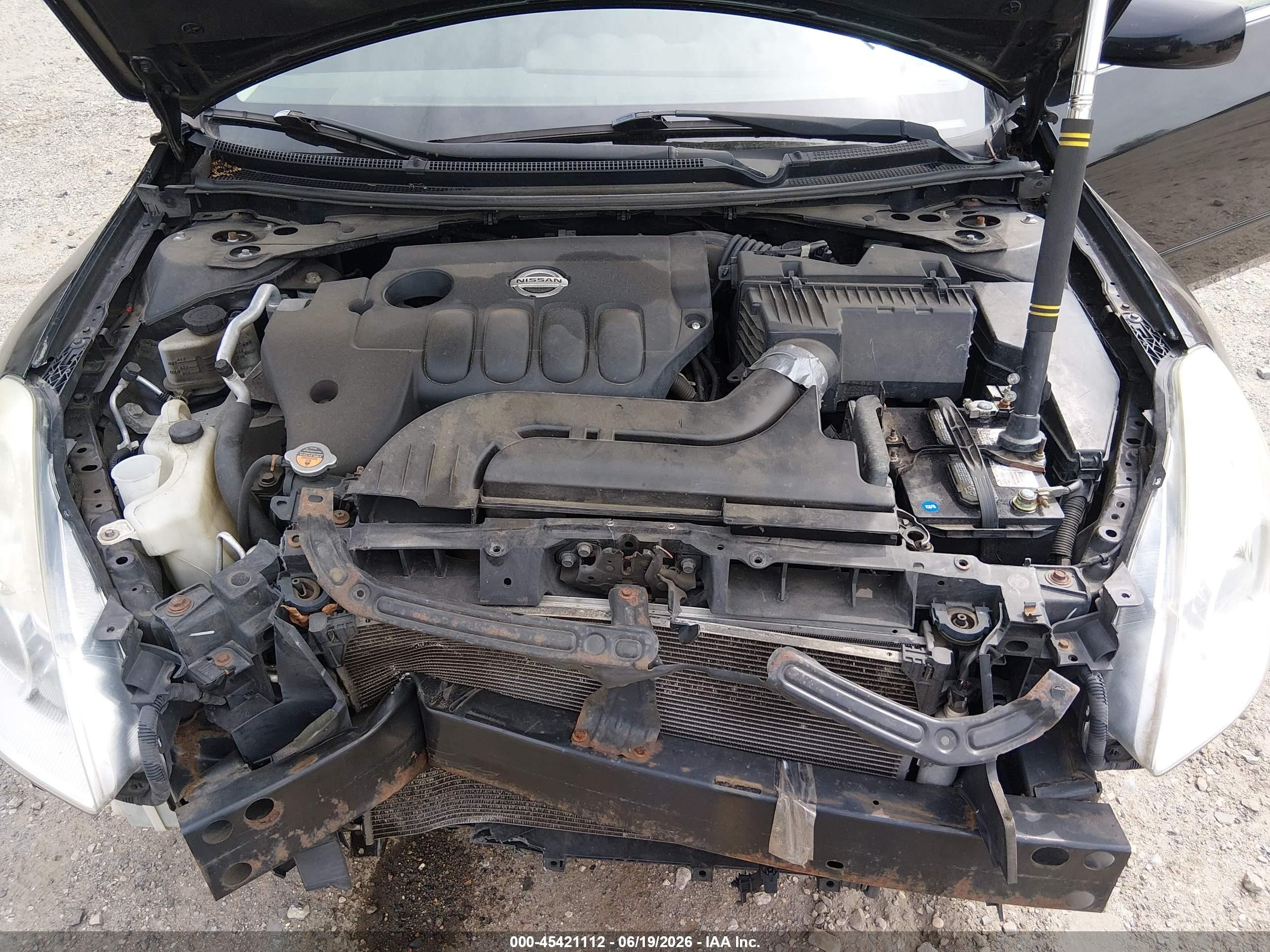 2012 Nissan Altima 2.5 S Black vin: 1N4AL2AP7CC180170