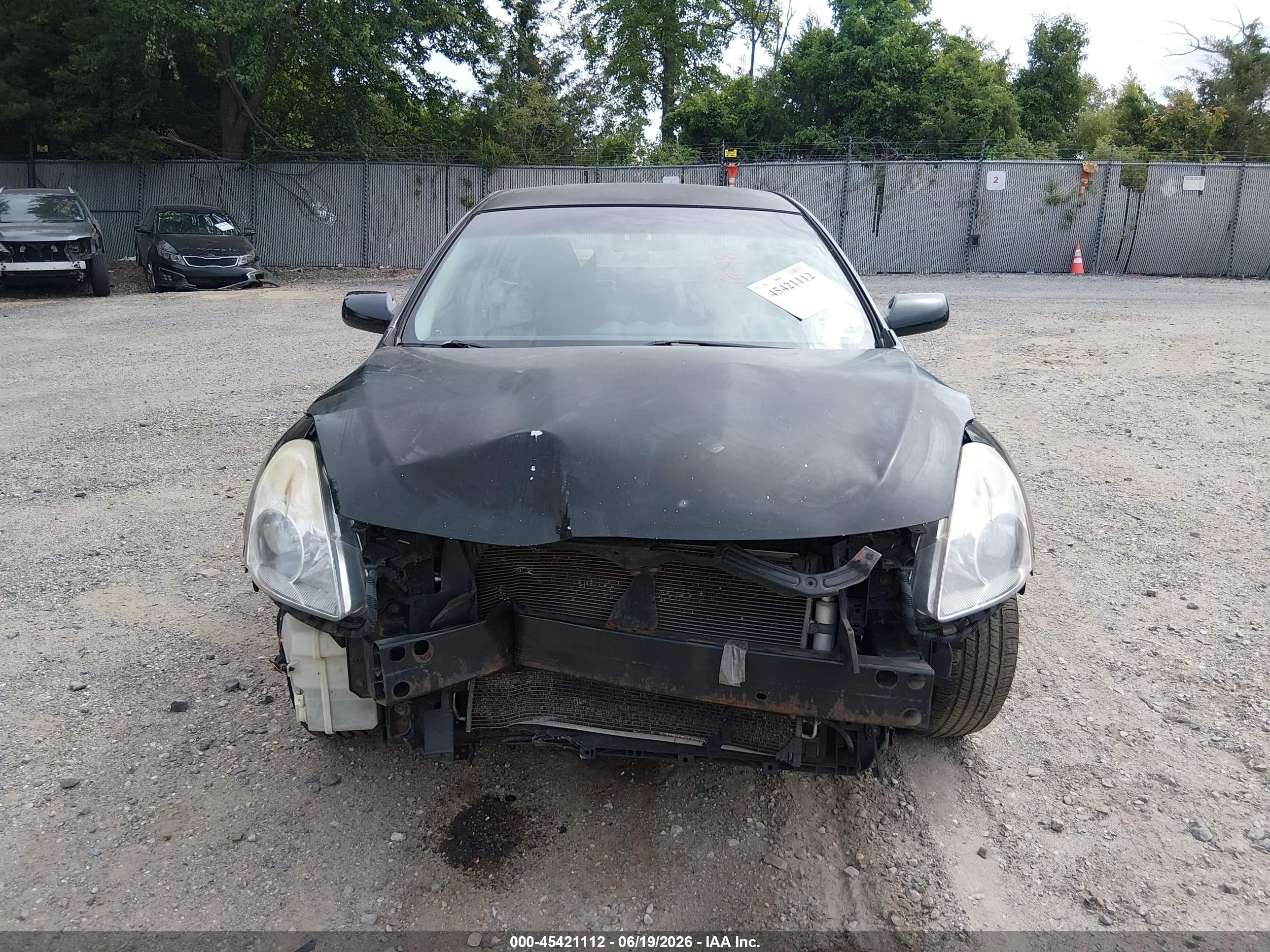 2012 Nissan Altima 2.5 S Black vin: 1N4AL2AP7CC180170