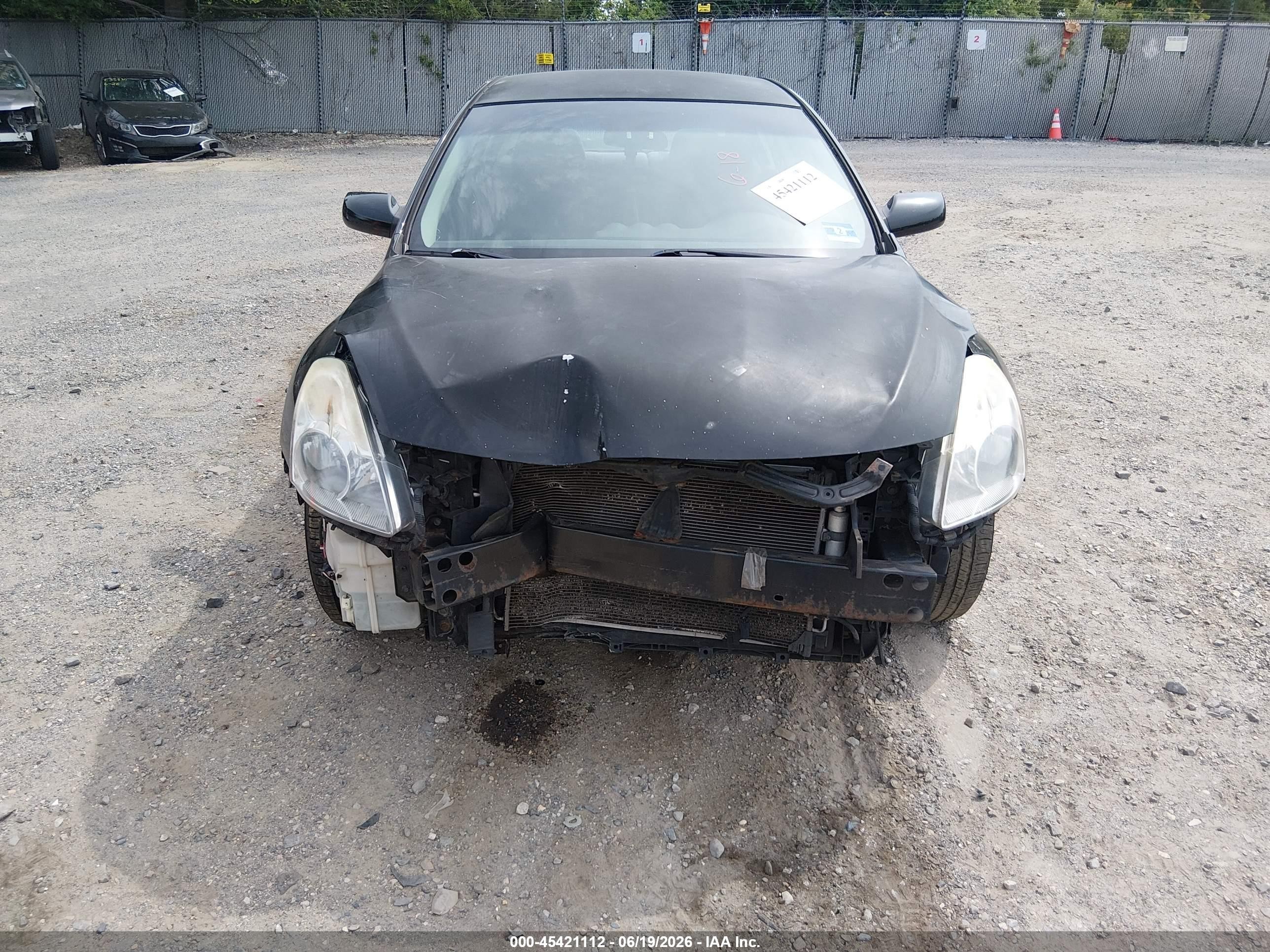 2012 Nissan Altima 2.5 S Black vin: 1N4AL2AP7CC180170