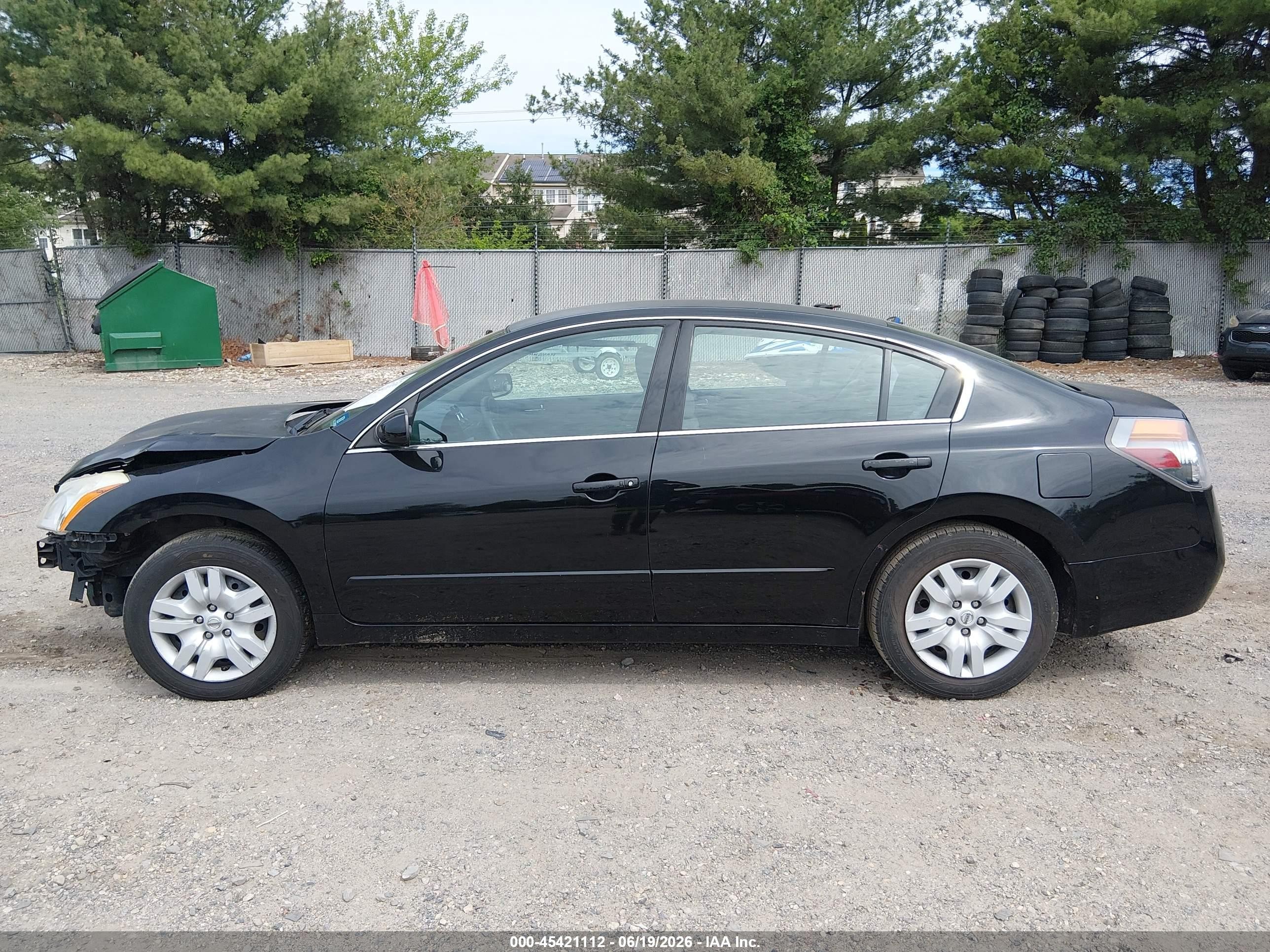 2012 Nissan Altima 2.5 S Black vin: 1N4AL2AP7CC180170