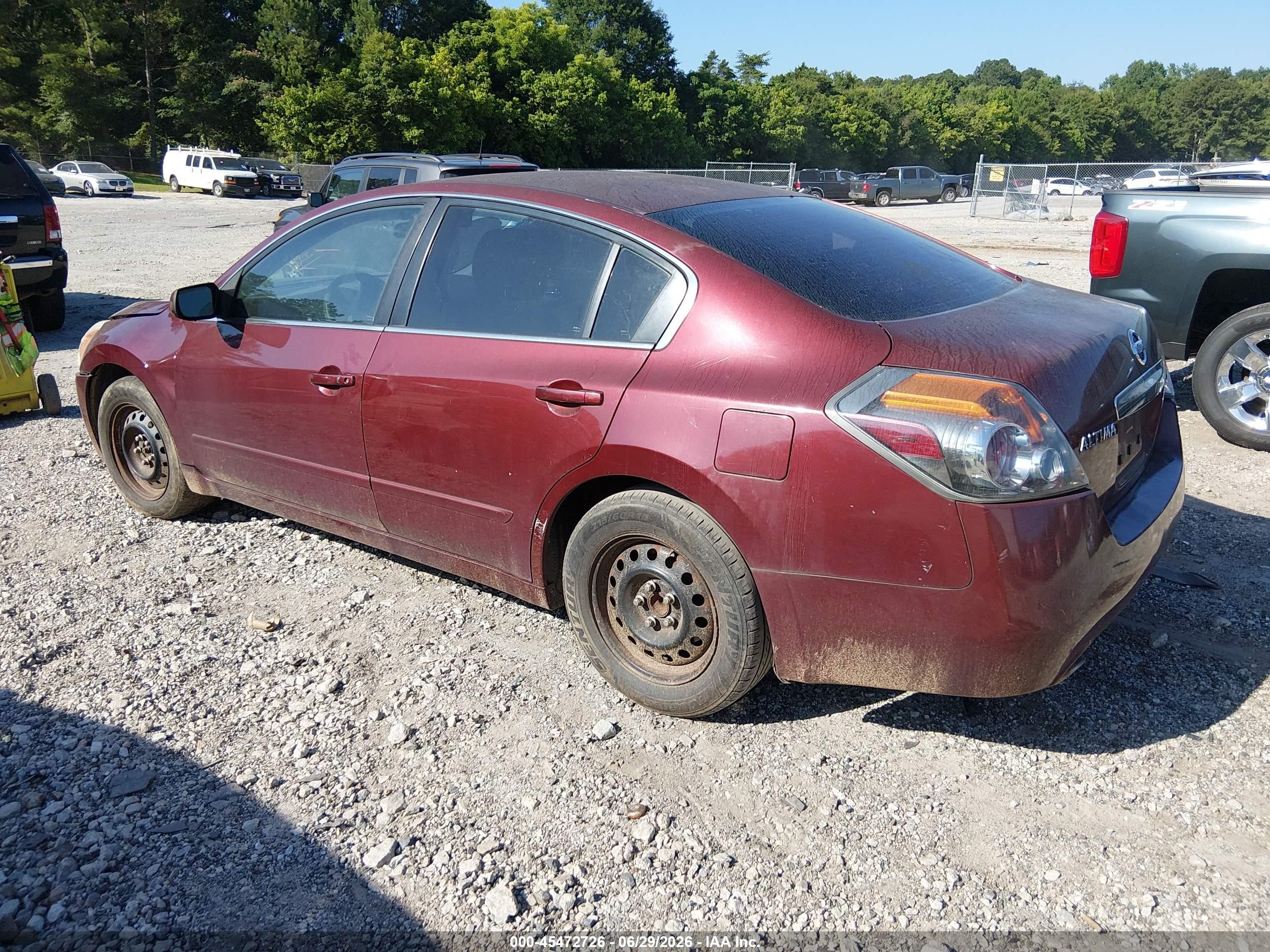 2012 Nissan Altima 2.5 S Red vin: 1N4AL2AP7CC180511