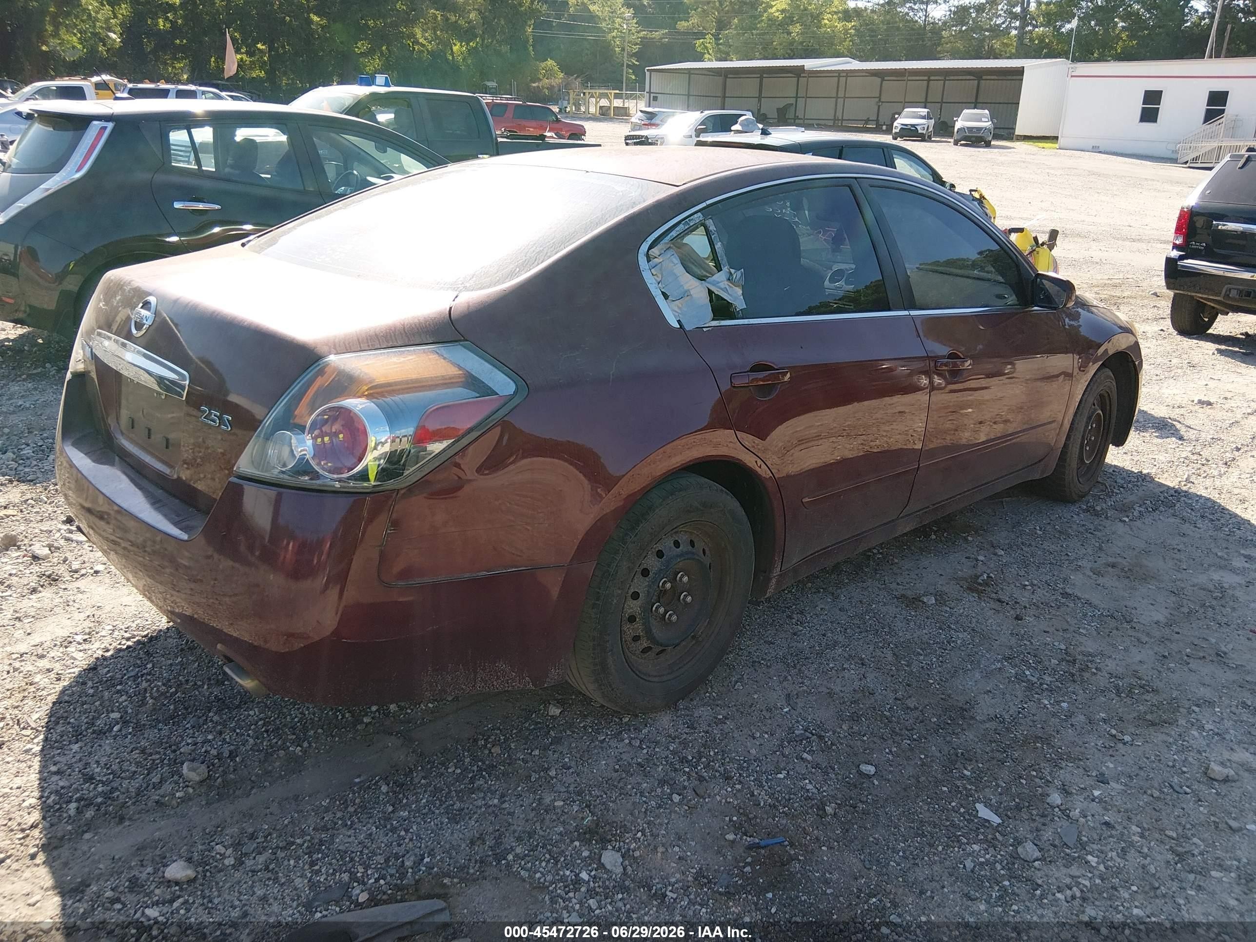 2012 Nissan Altima 2.5 S Red vin: 1N4AL2AP7CC180511