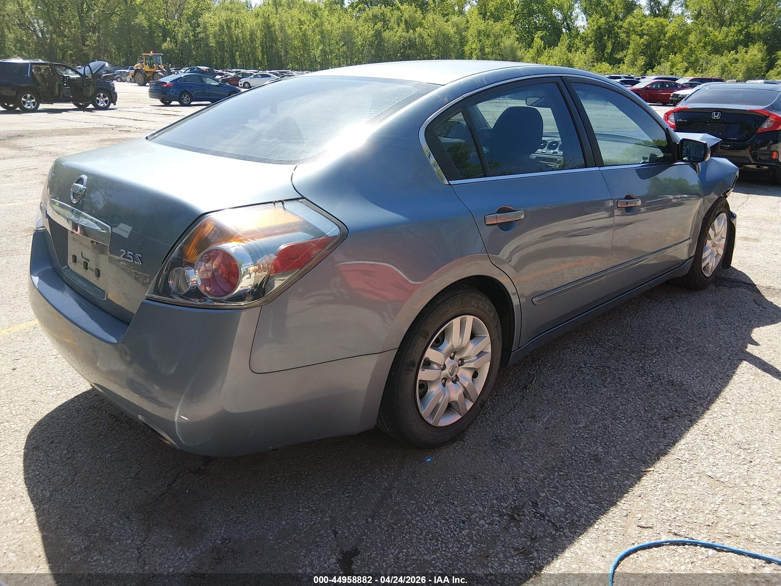 2012 Nissan Altima 2.5 S Blue vin: 1N4AL2AP7CC193727
