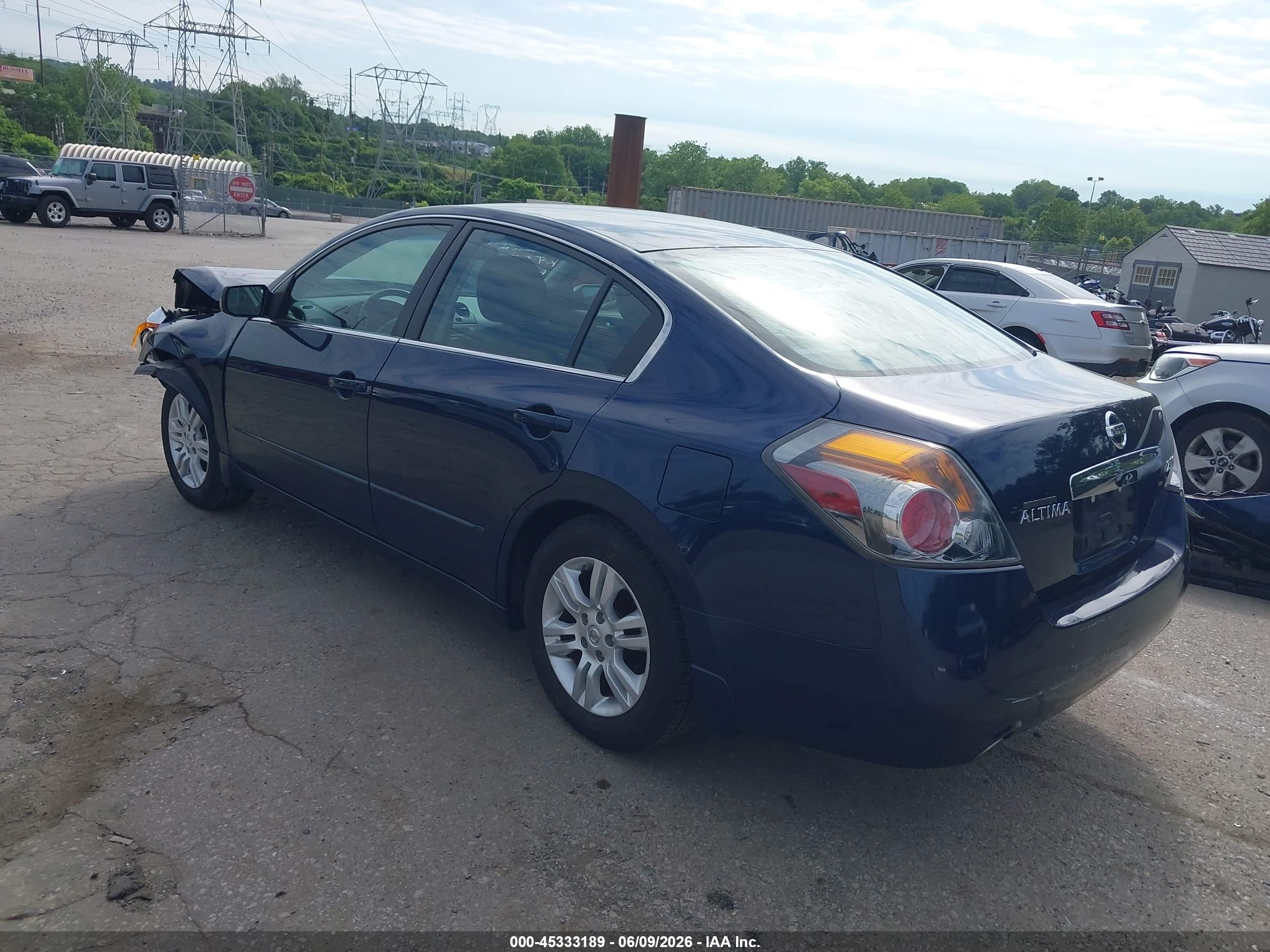 2012 Nissan Altima 2.5 S Синий vin: 1N4AL2AP7CC221008