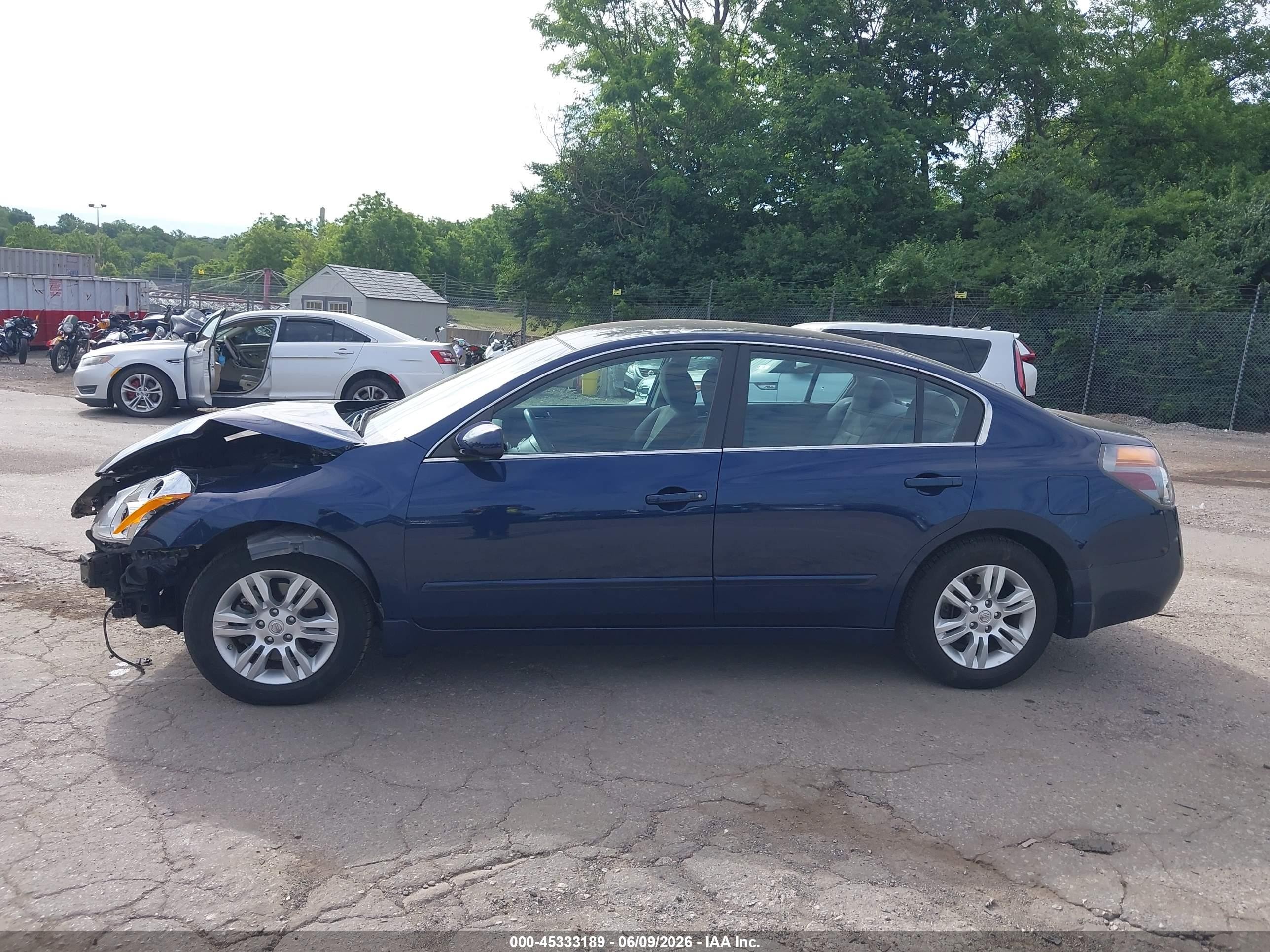 2012 Nissan Altima 2.5 S Синий vin: 1N4AL2AP7CC221008