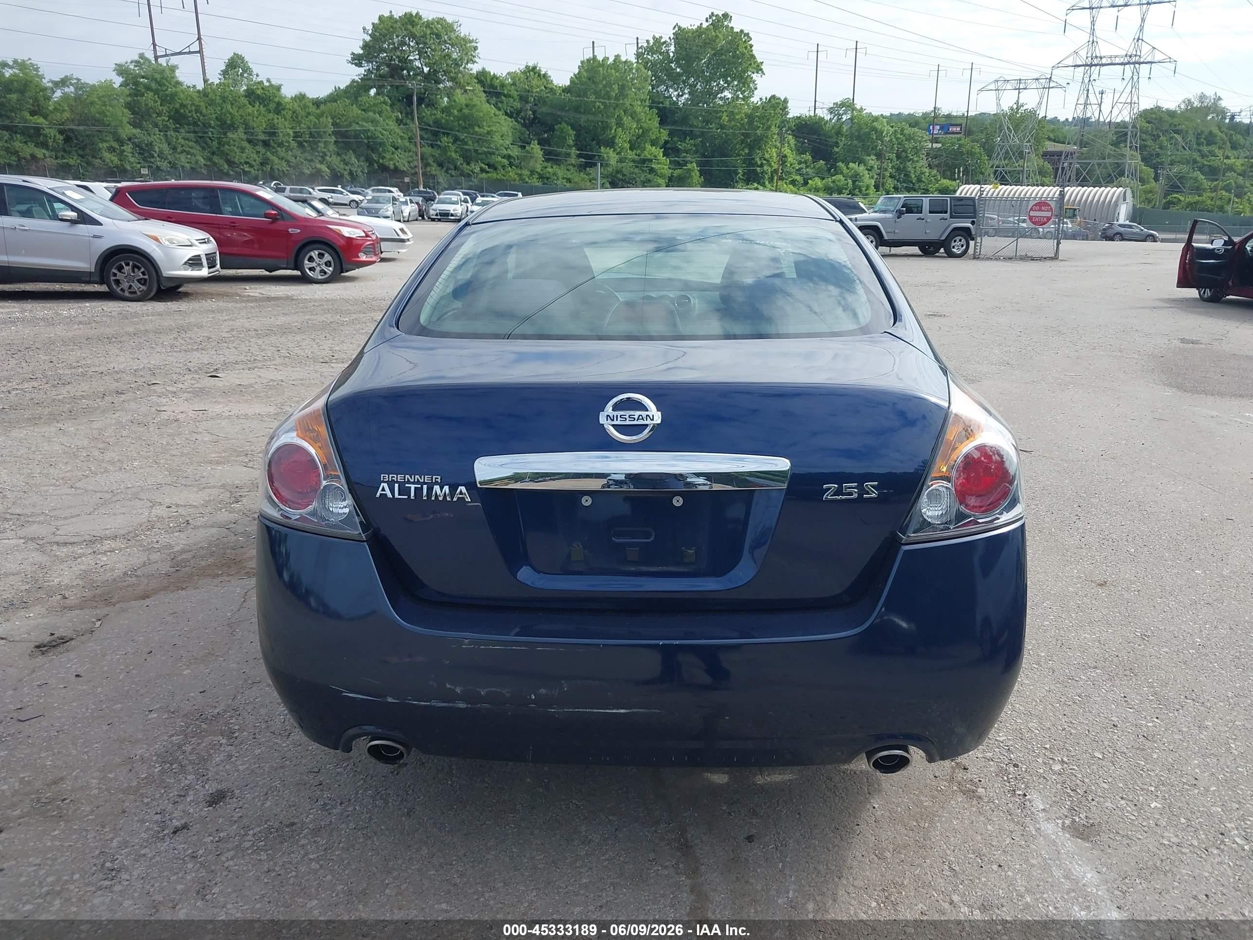 2012 Nissan Altima 2.5 S Синий vin: 1N4AL2AP7CC221008